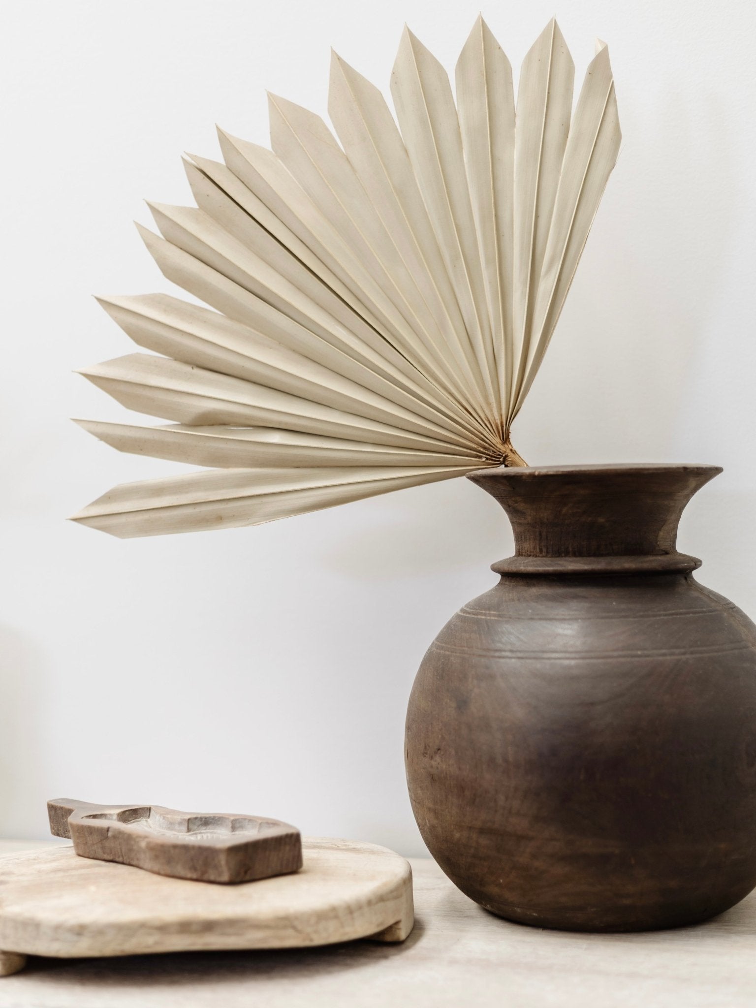 Vintage Matka Wooden Pot - Wabi - Wander & Wild Home