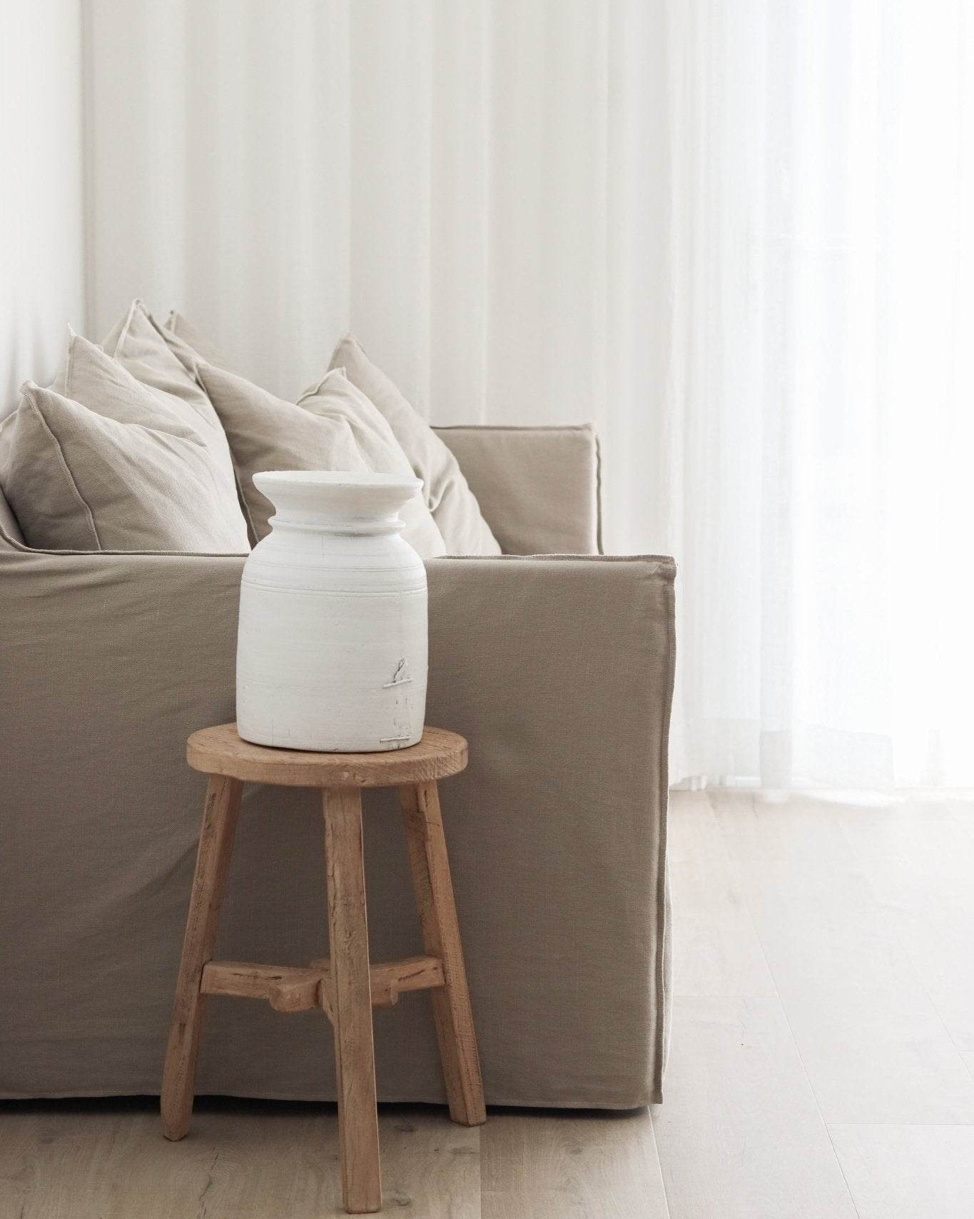 Vintage Nepali Pots | White - Wander & Wild Home