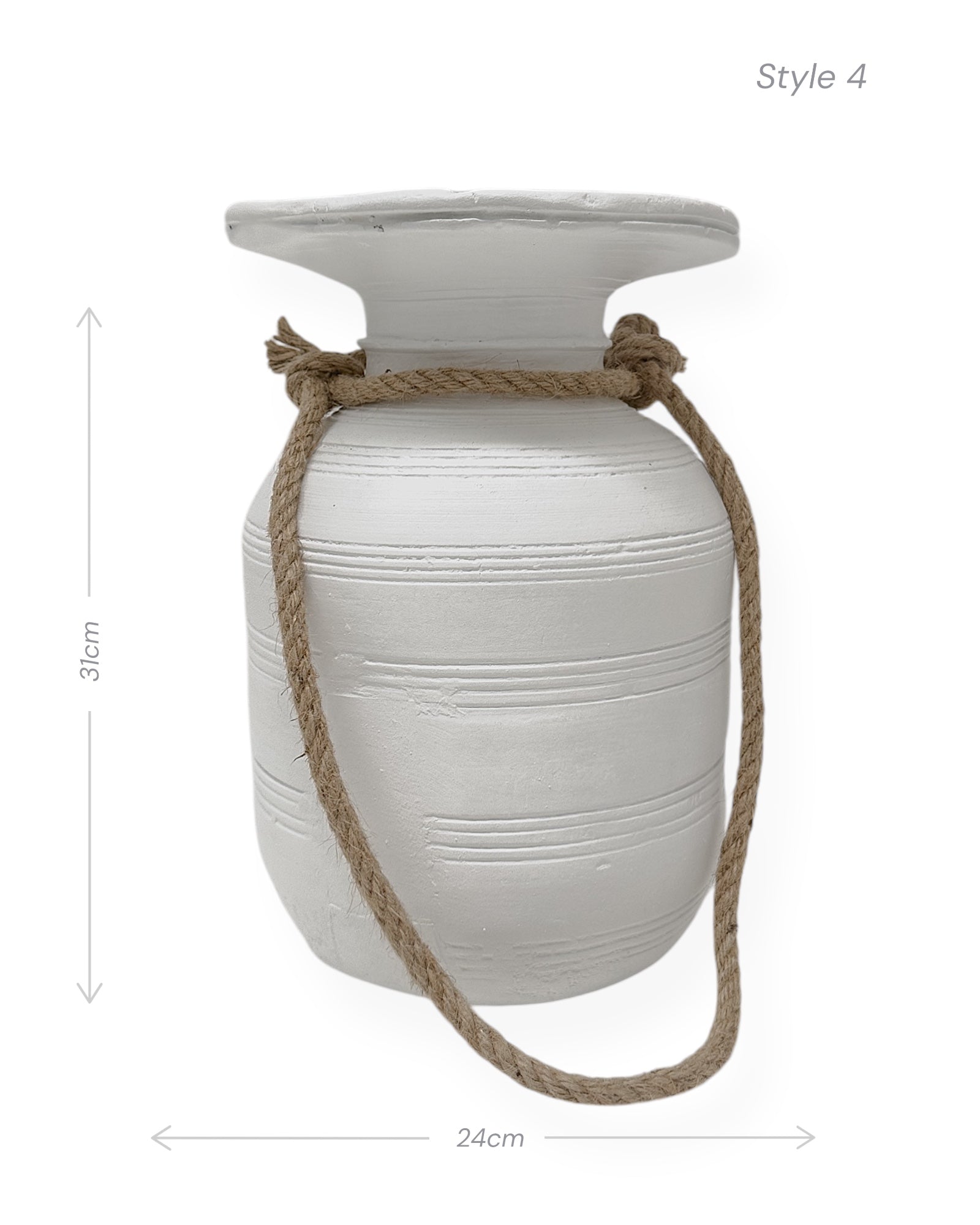 Vintage Nepali Pots | White - Wander & Wild Home