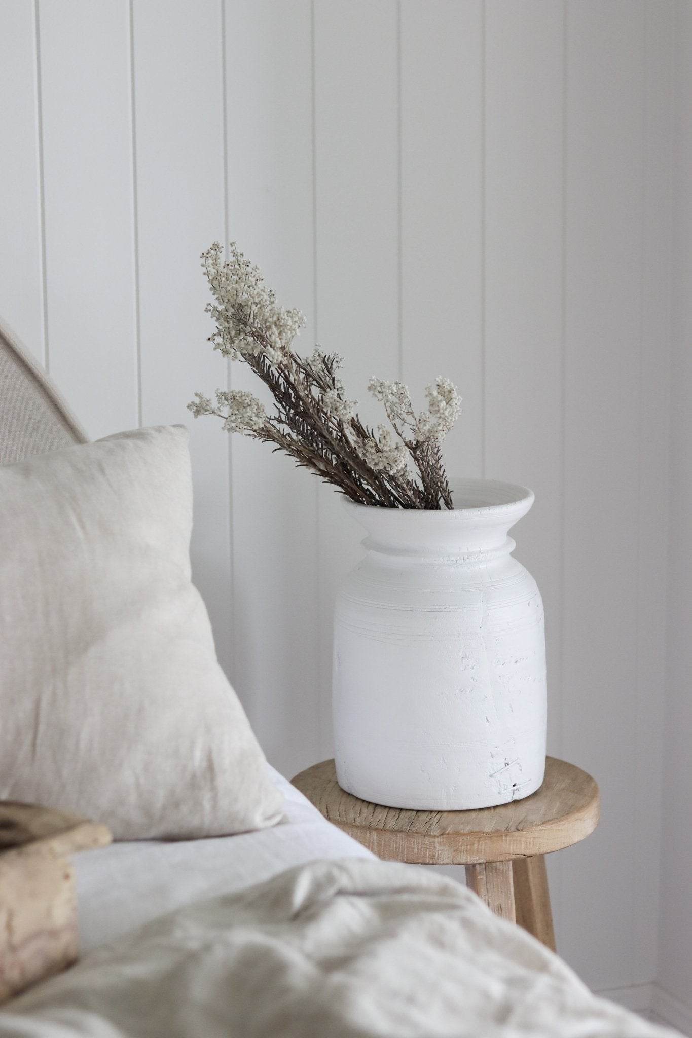 Vintage Nepali Pots | White - Wander & Wild Home