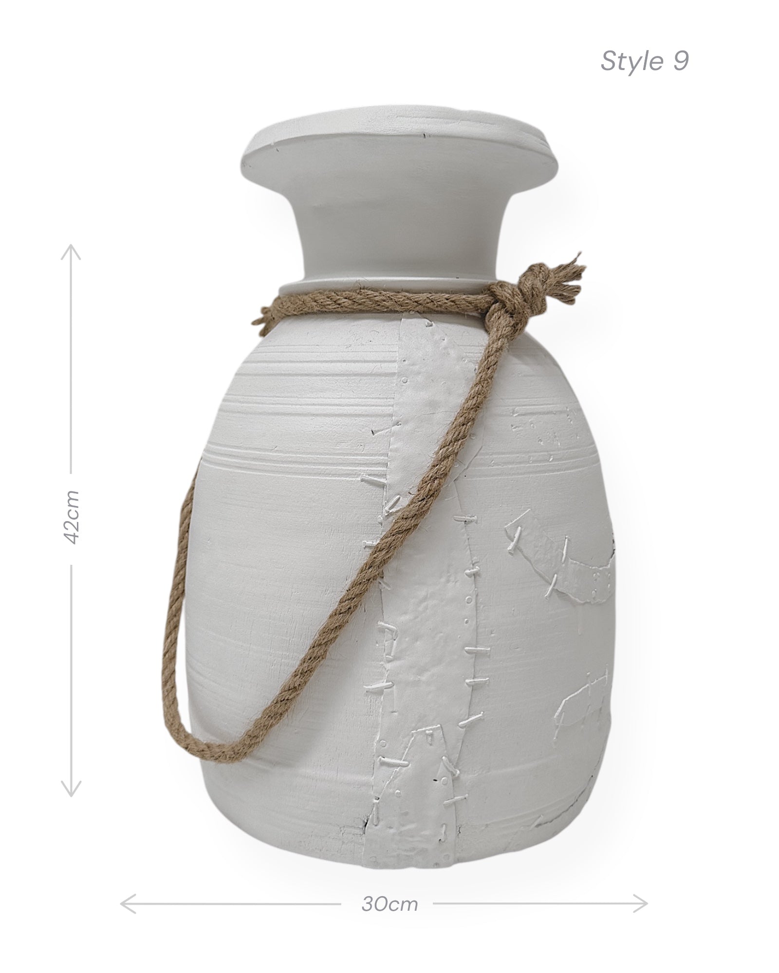 Vintage Nepali Pots | White - Wander & Wild Home