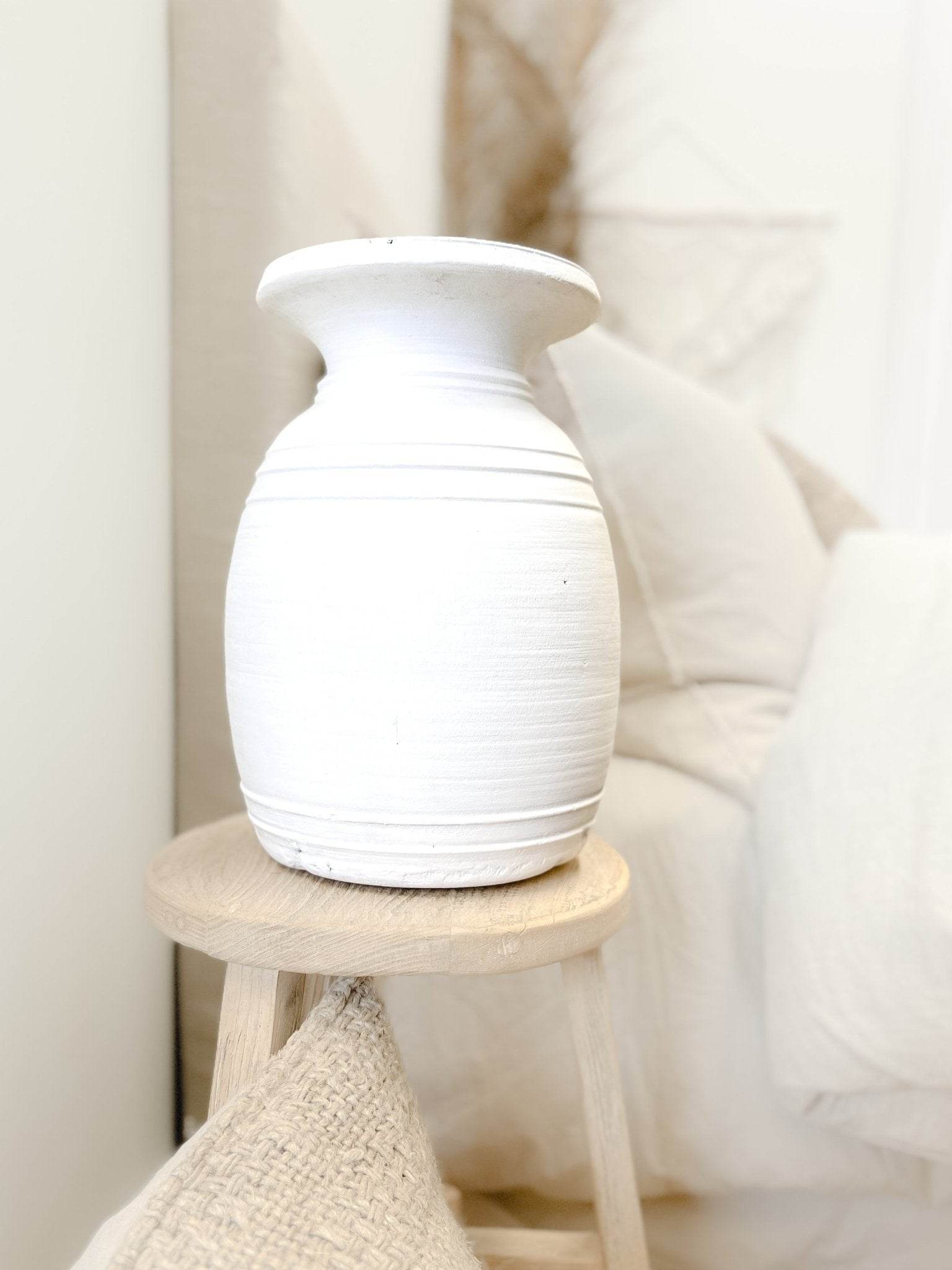 Vintage Nepali Pots | White - Wander & Wild Home