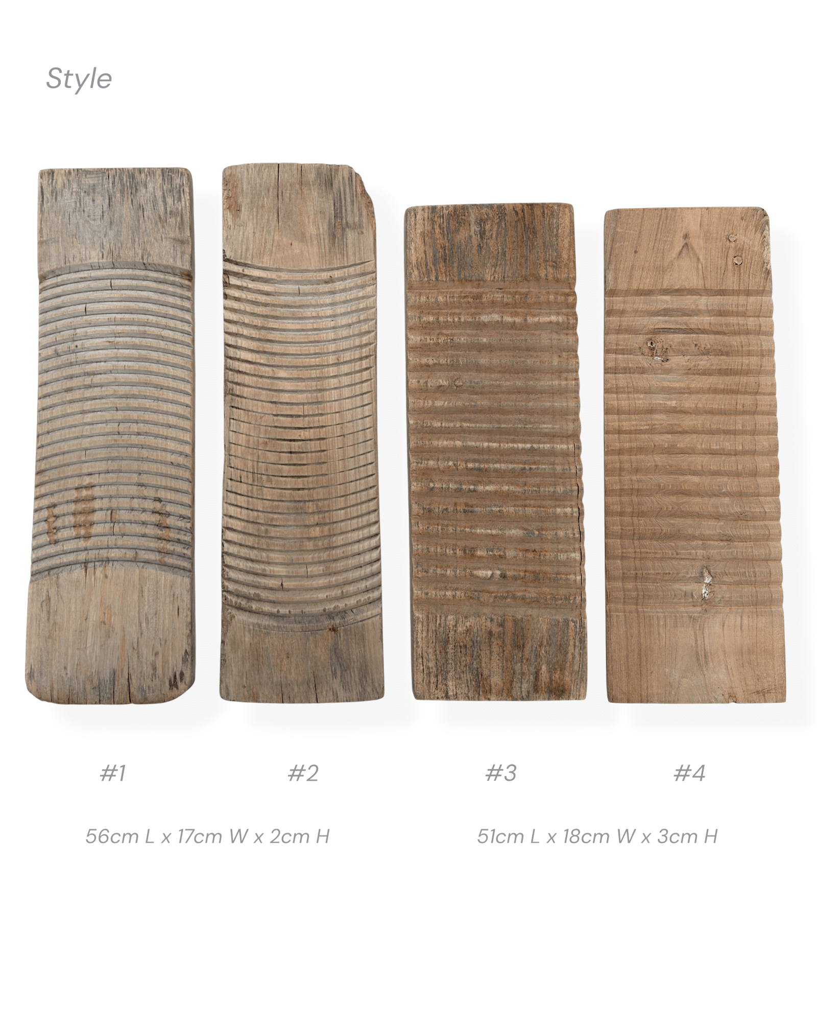 Vintage Wooden Washboard - Natural - Wander & Wild Home