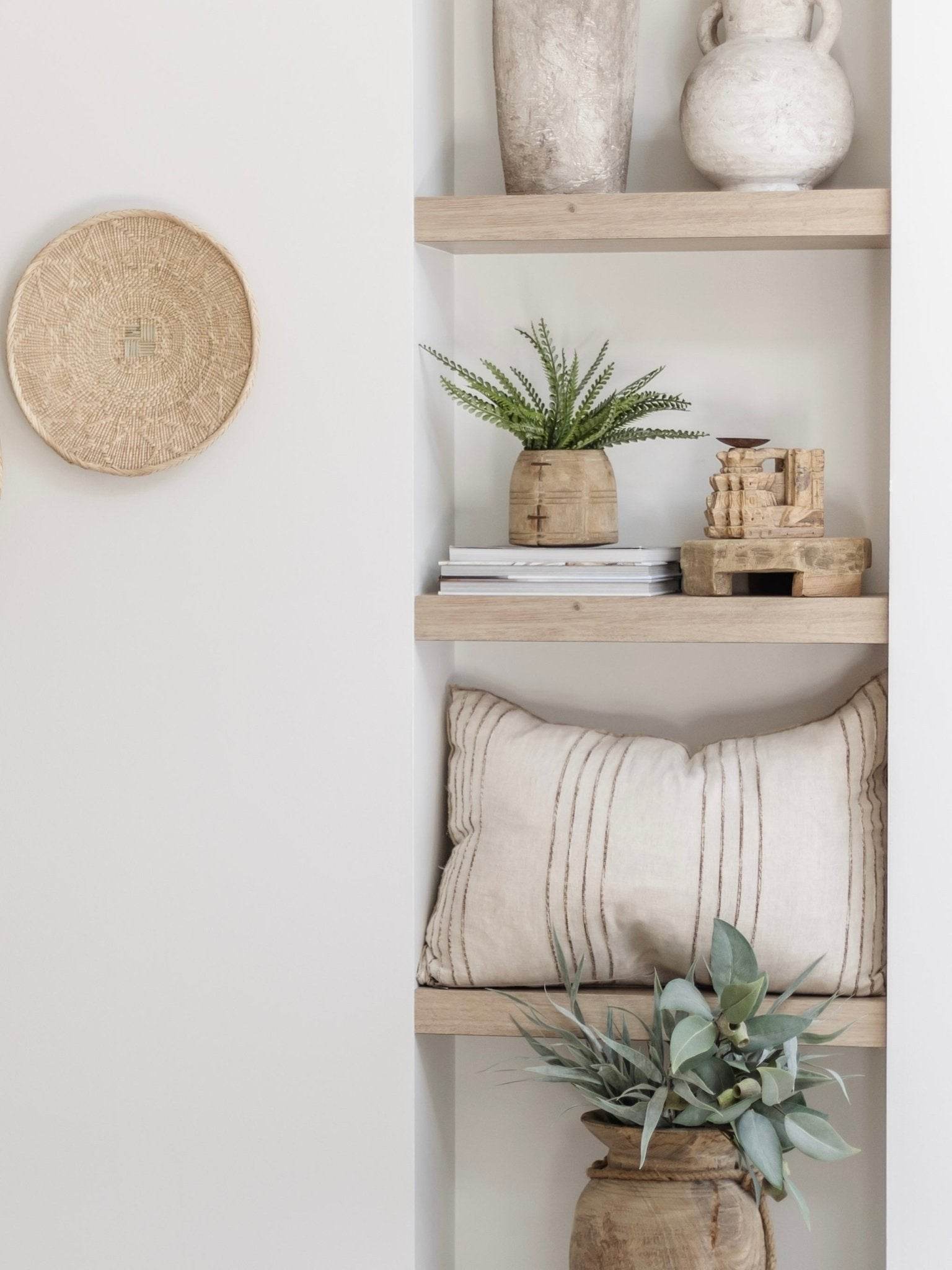 Wooden Indian Mana Pot -Various - Wander & Wild Home