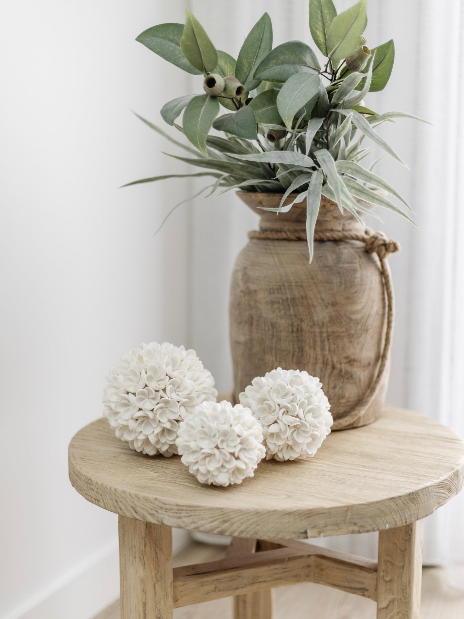 Yara | Frangipani Shell Ball - Wander & Wild Home