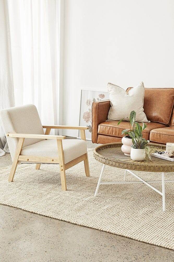 Arabella Jute & Wool Rug | Natural - Wander & Wild Home