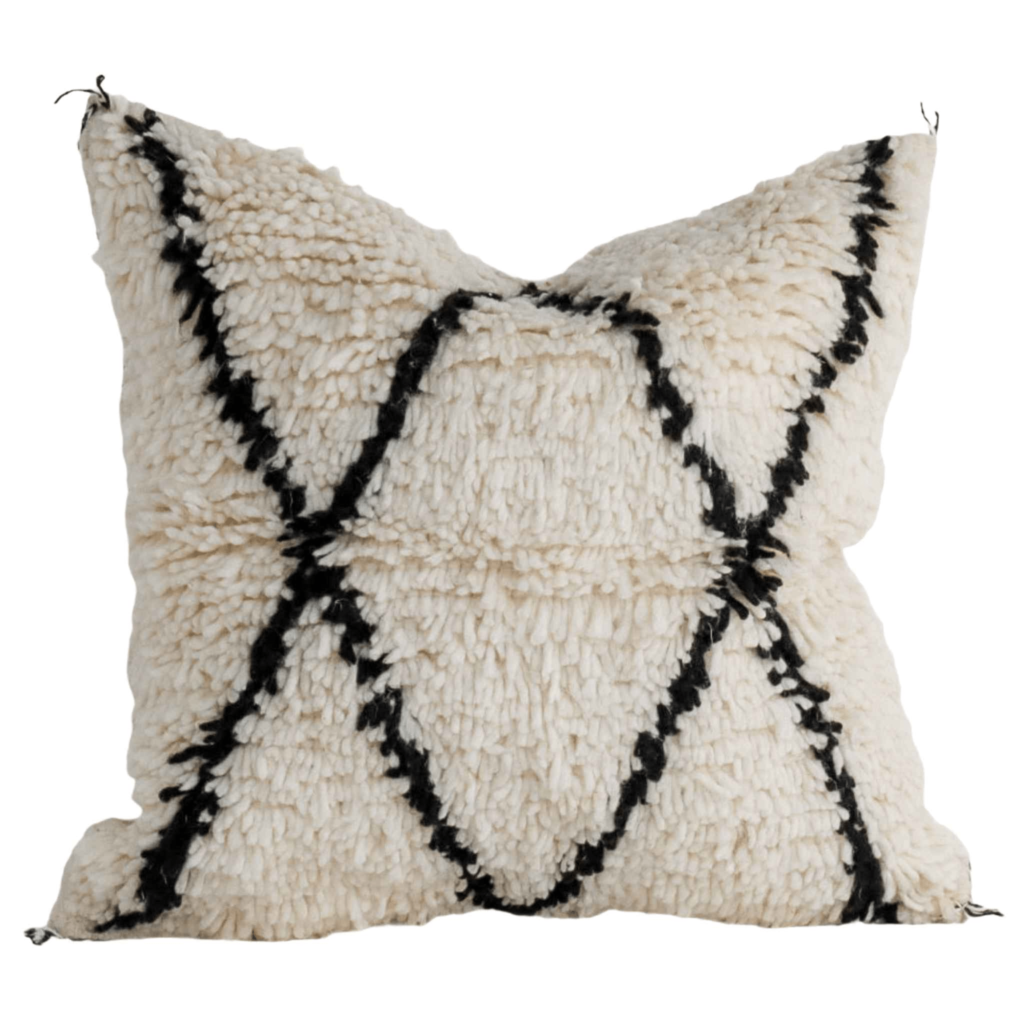 Beni Ourain High pile Wool Cushion Cover - Wander & Wild Home