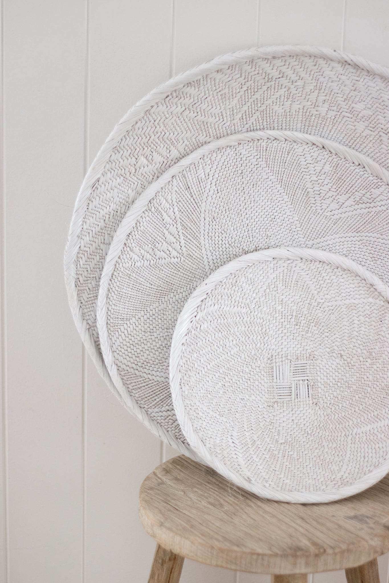 Binga Baskets -White - Wander & Wild Home