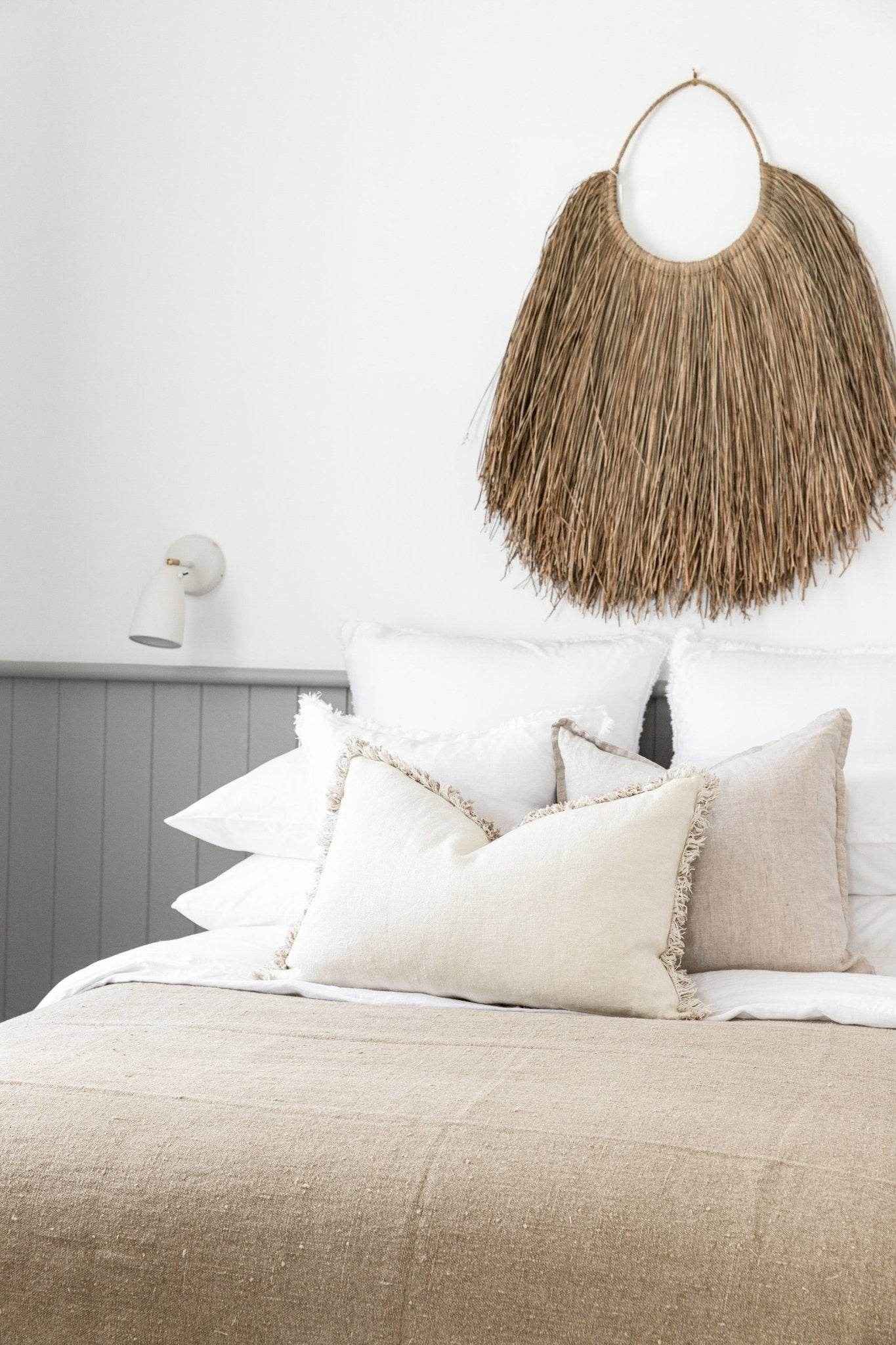 Briar Reversible Rustic Linen Cushion