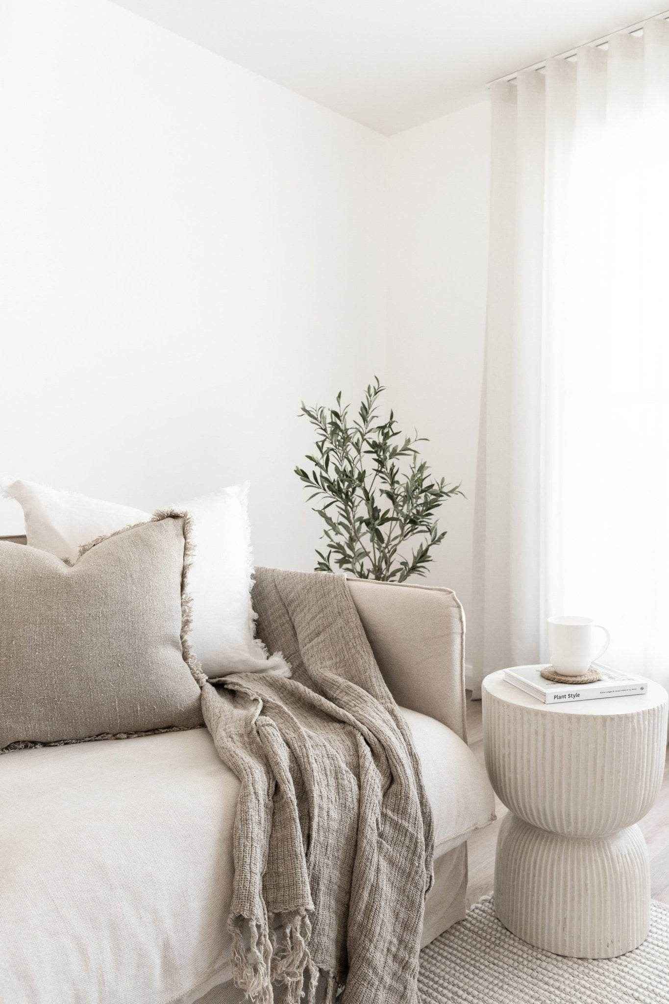 Briar Reversible Rustic Linen Cushion