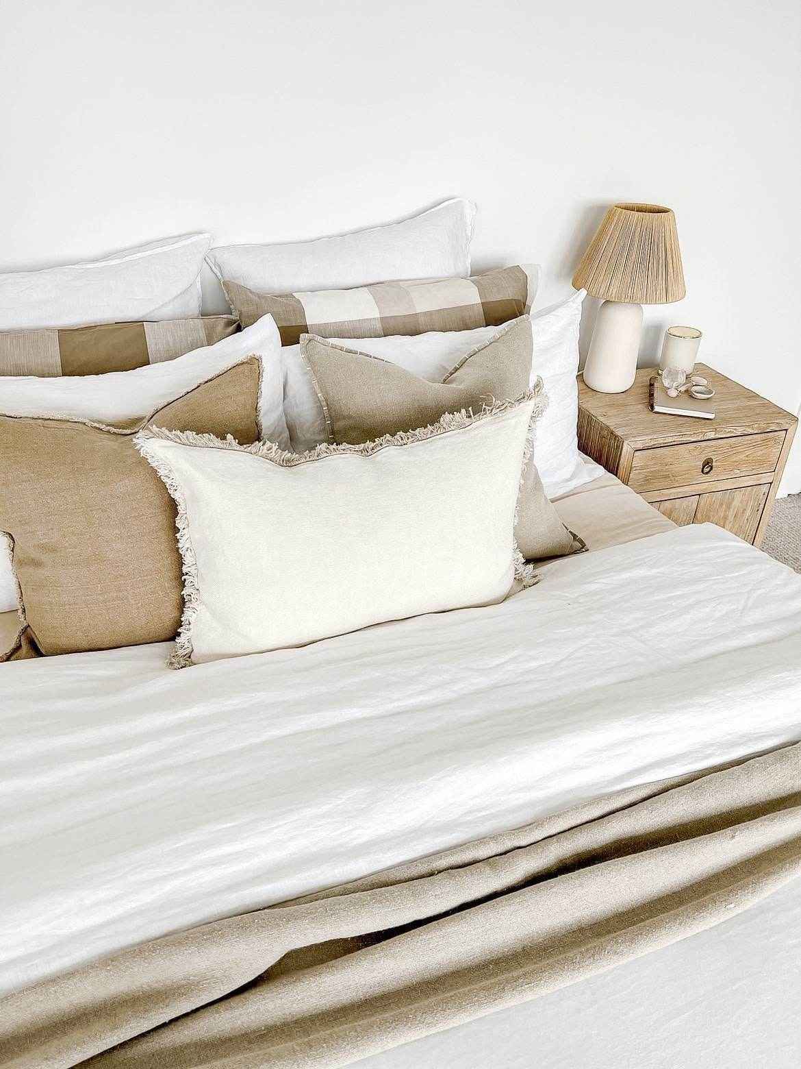 Briar Reversible Rustic Linen Cushion