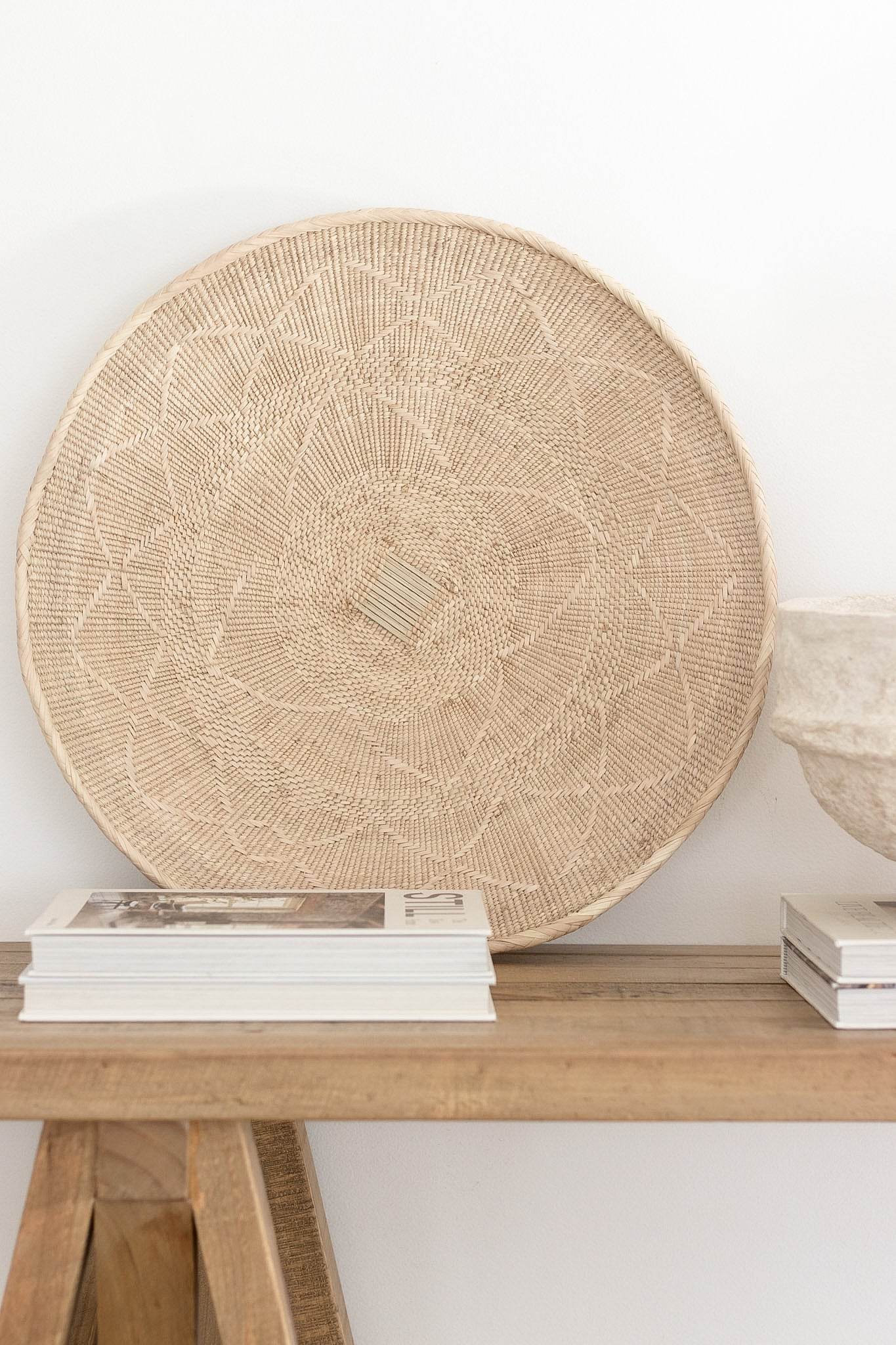 Natural Binga Baskets -Complete Set Of 5 - Wander & Wild Home