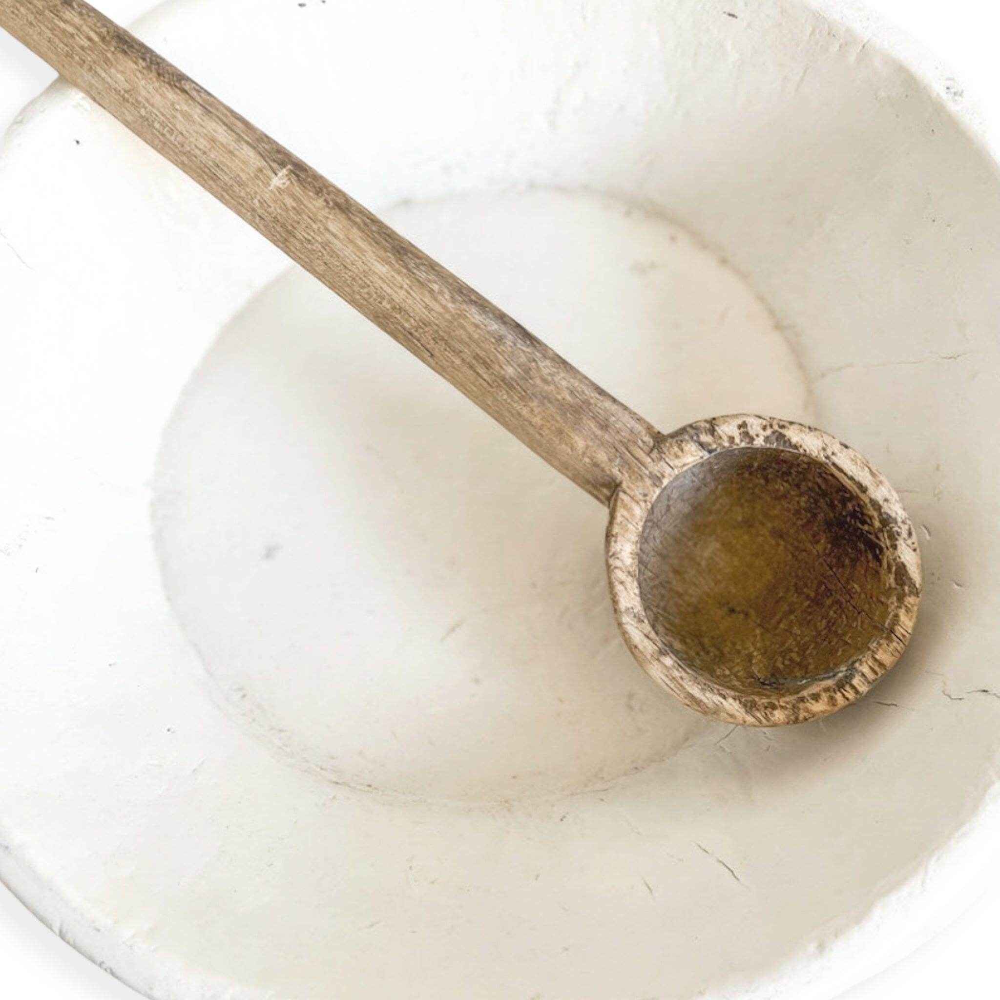 Vintage Indian Teak Spoon