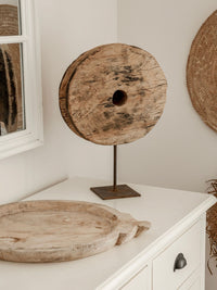 Indian Wooden Parat Plate