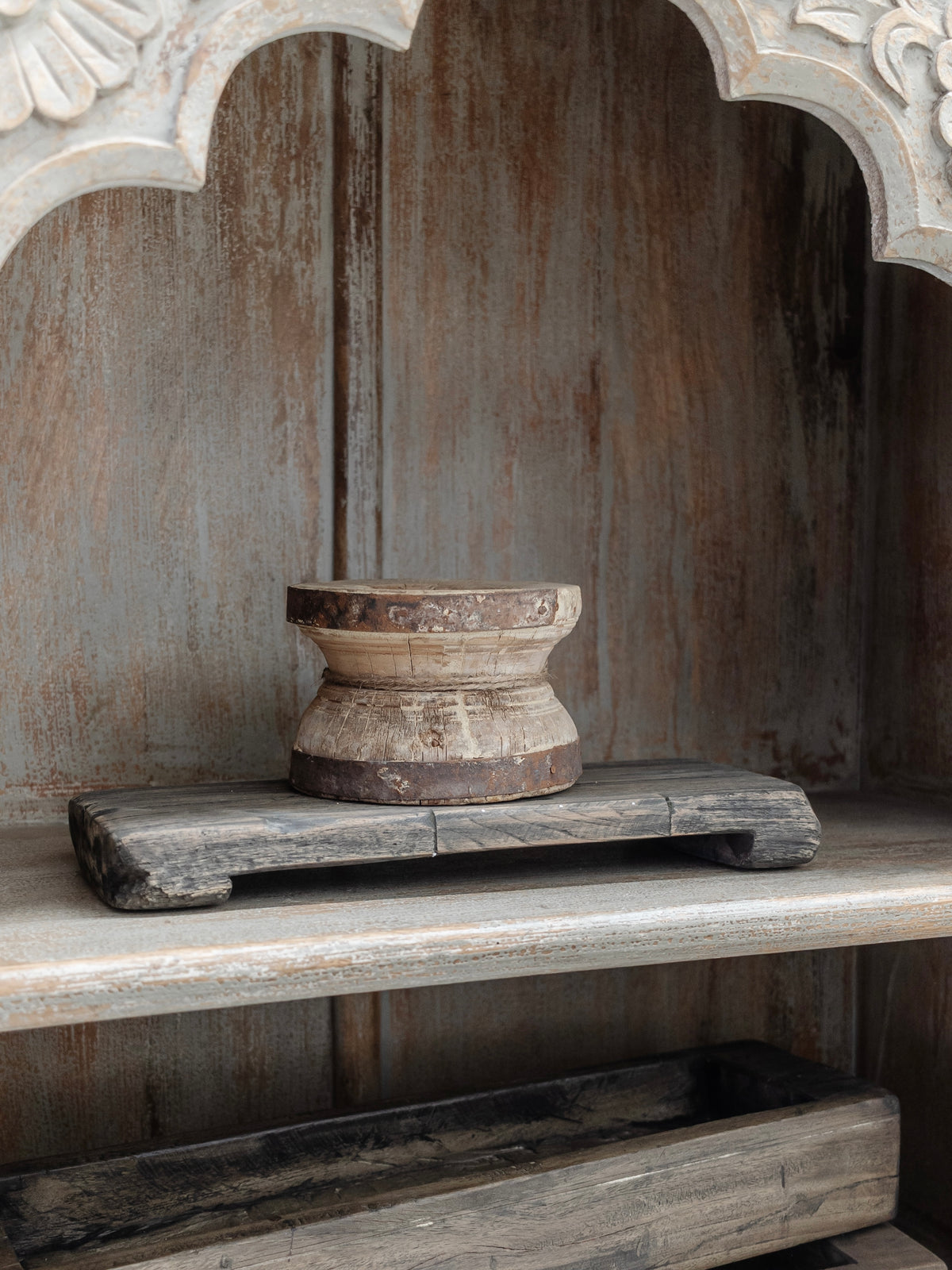 Indian Chapati Board -Aged Rustic