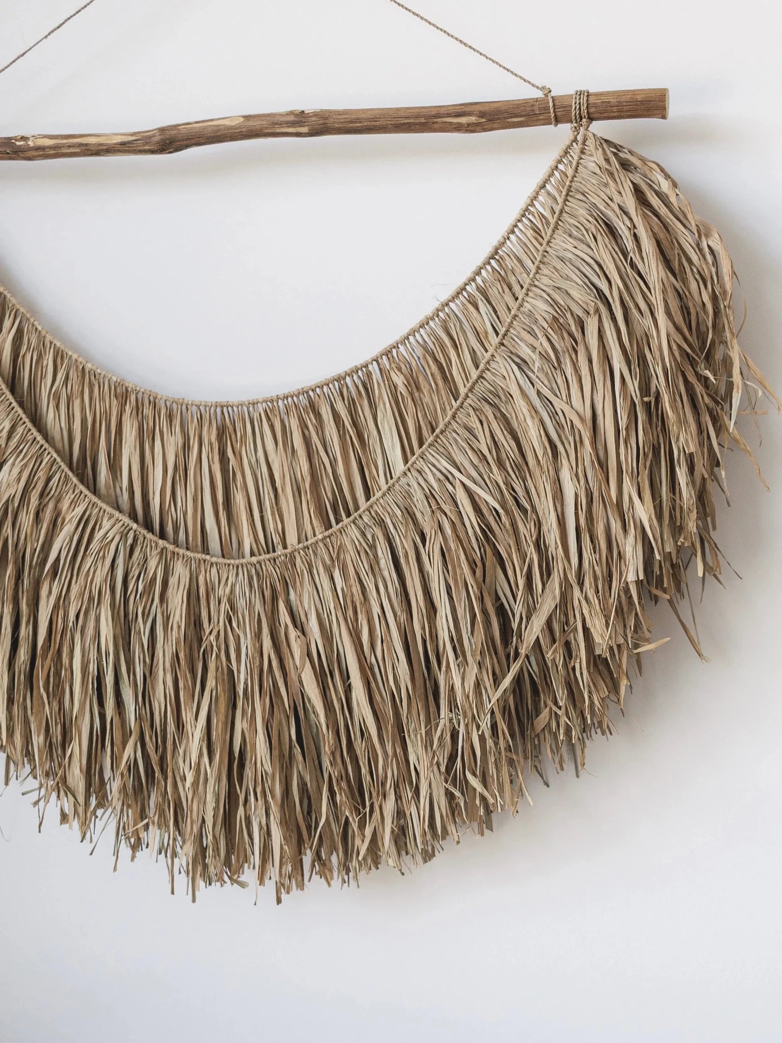 Alba | Raffia Layered Wall Hanging - Wander & Wild Home