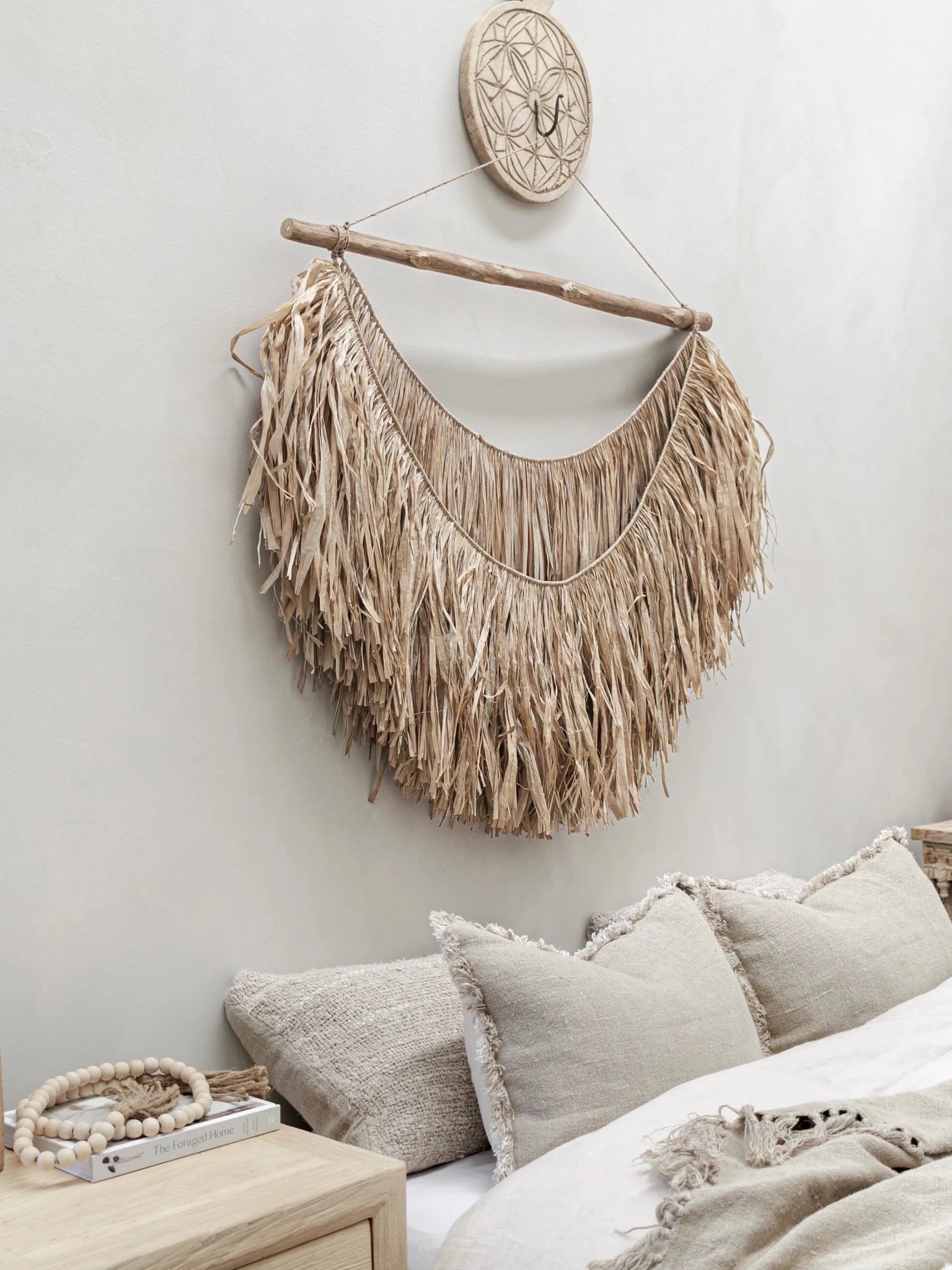 Alba | Raffia Layered Wall Hanging - Wander & Wild Home
