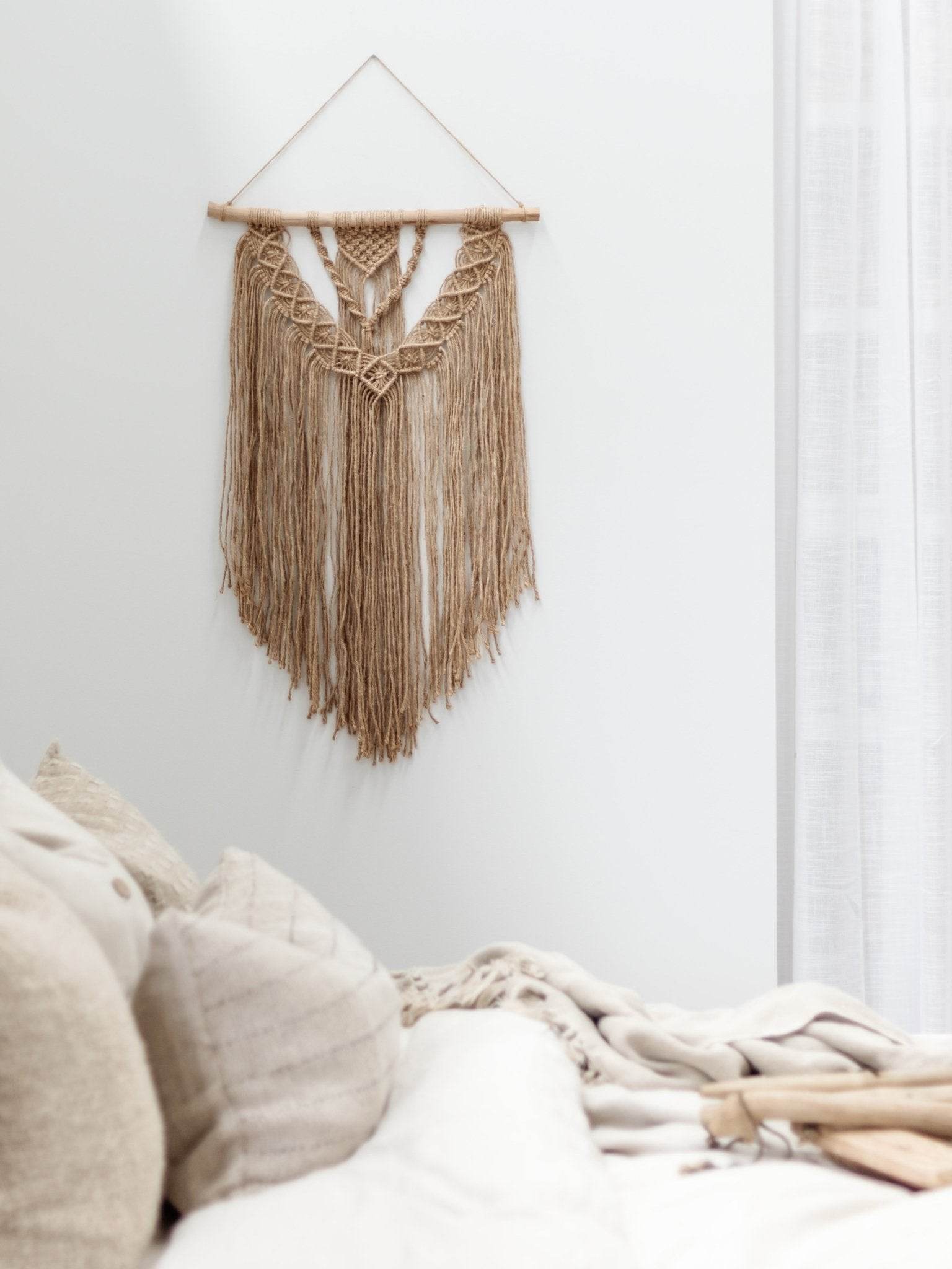 Alora Jute Macrame Hanging - Wander & Wild Home