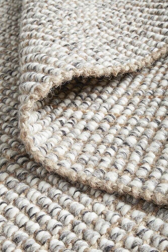 Arabella Jute & Wool Rug | Grey - Wander & Wild Home