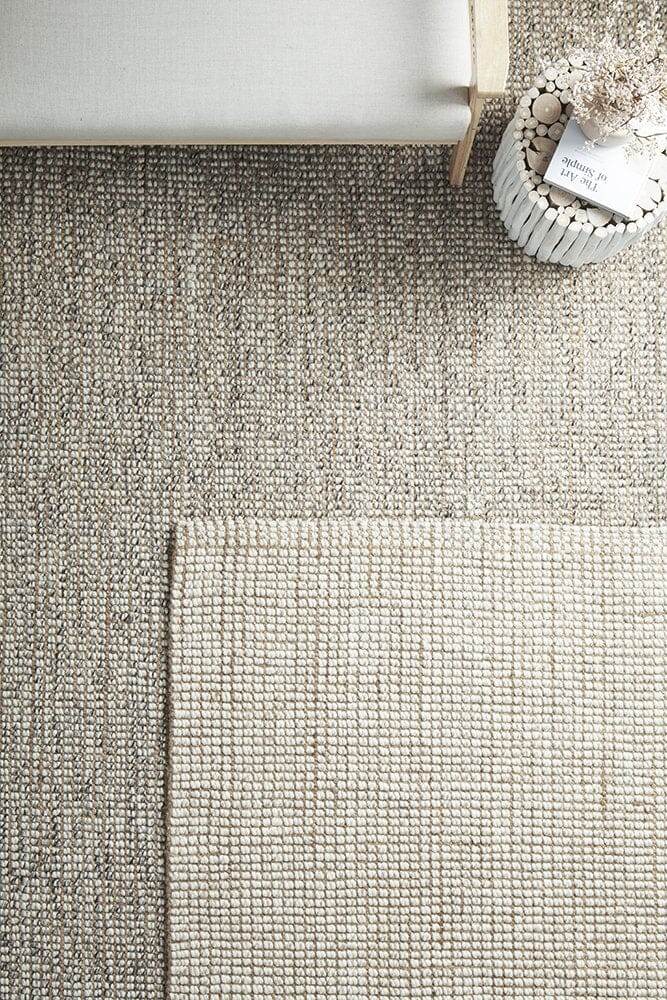 Arabella Jute & Wool Rug | Grey - Wander & Wild Home