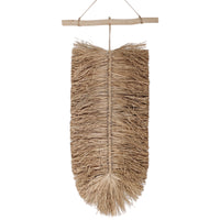 Arla | Raffia Leaf Wall Hanging - Wander & Wild Home