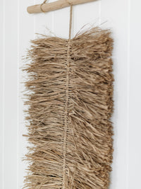 Arla | Raffia Leaf Wall Hanging - Wander & Wild Home