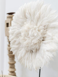 Bamileke Feather Juju & Stand - Wander & Wild Home