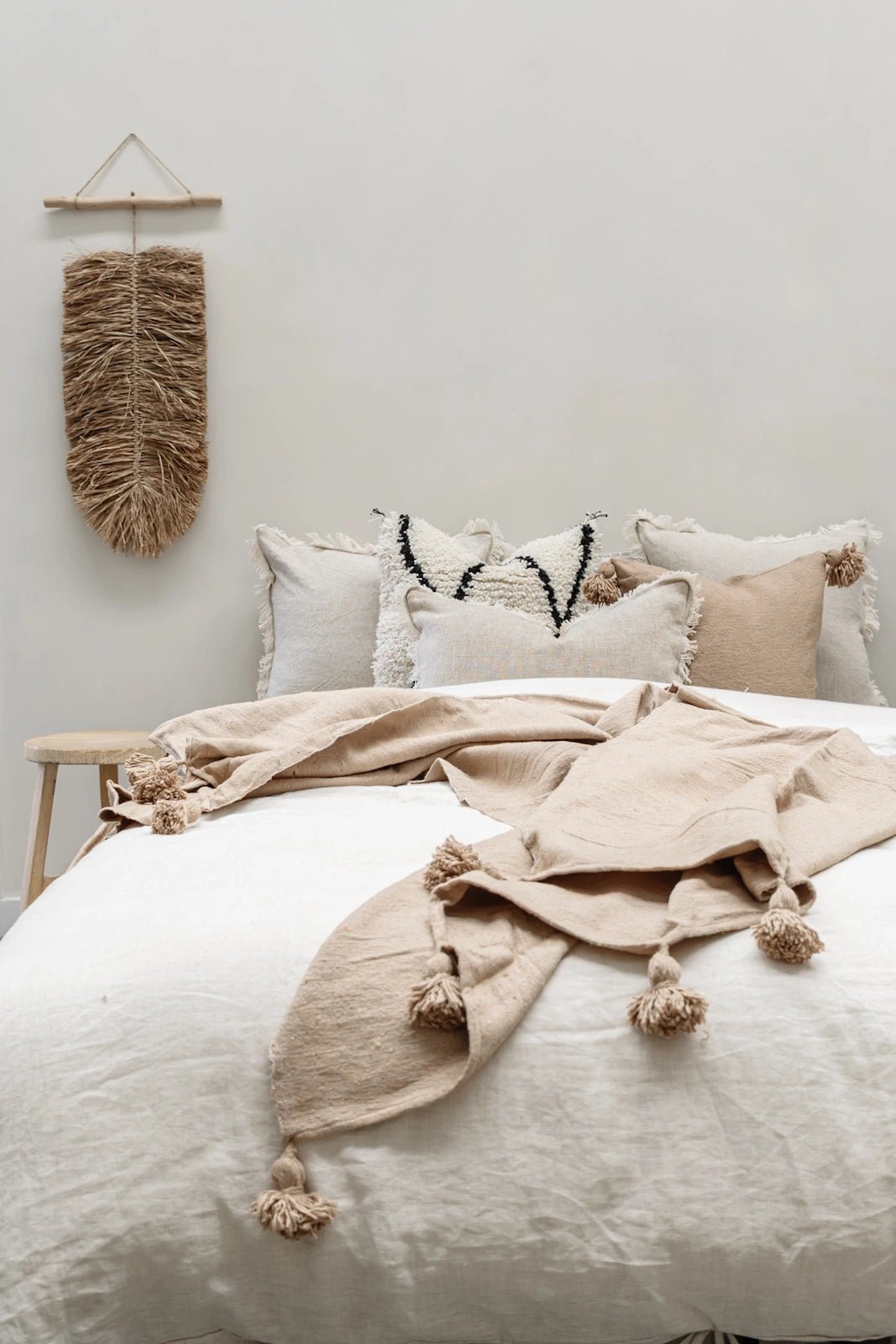 Beni Ourain High pile Wool Cushion Cover - Wander & Wild Home