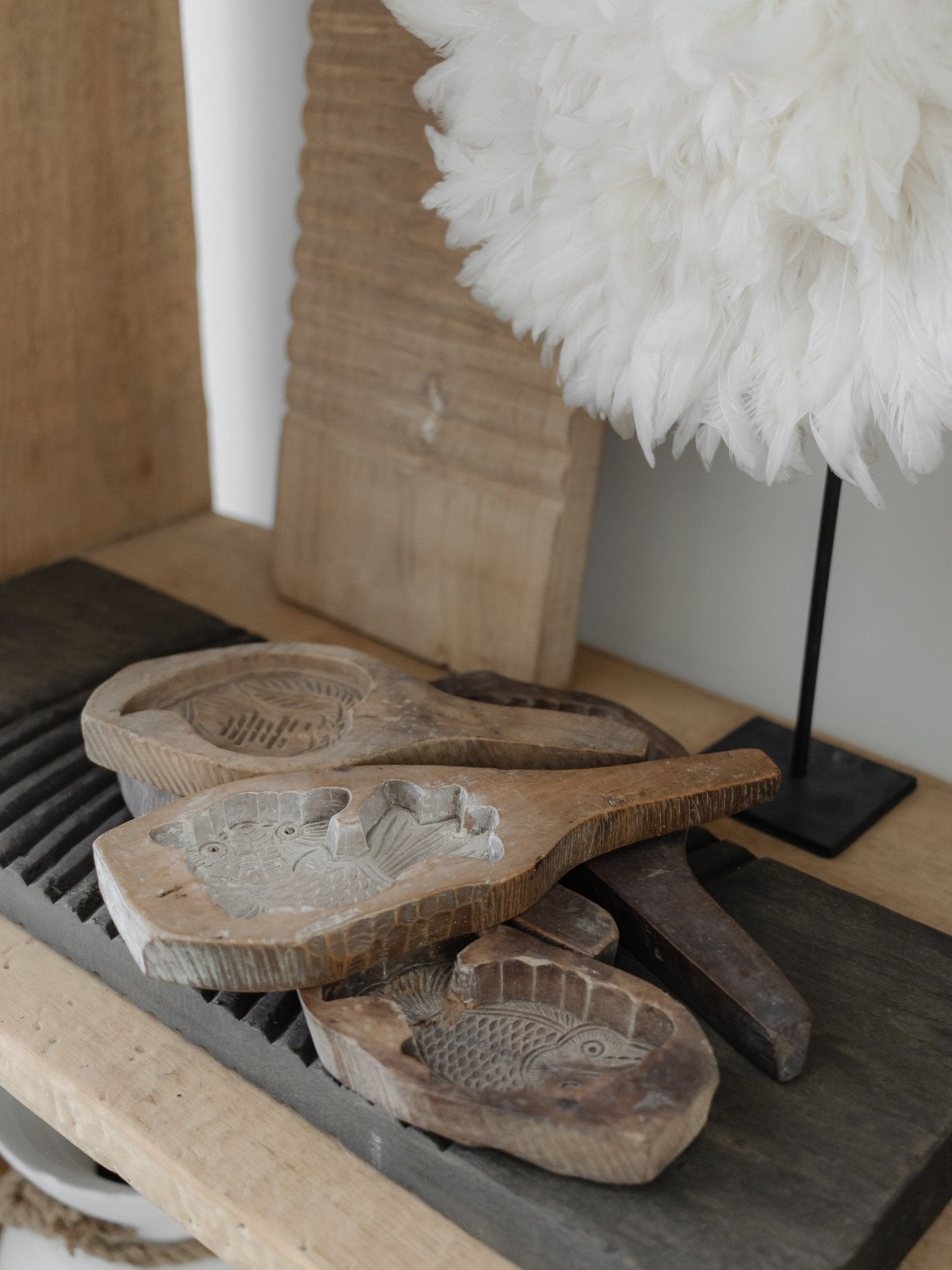 Chinese Antique Biscuit Mould - Wander & Wild Home