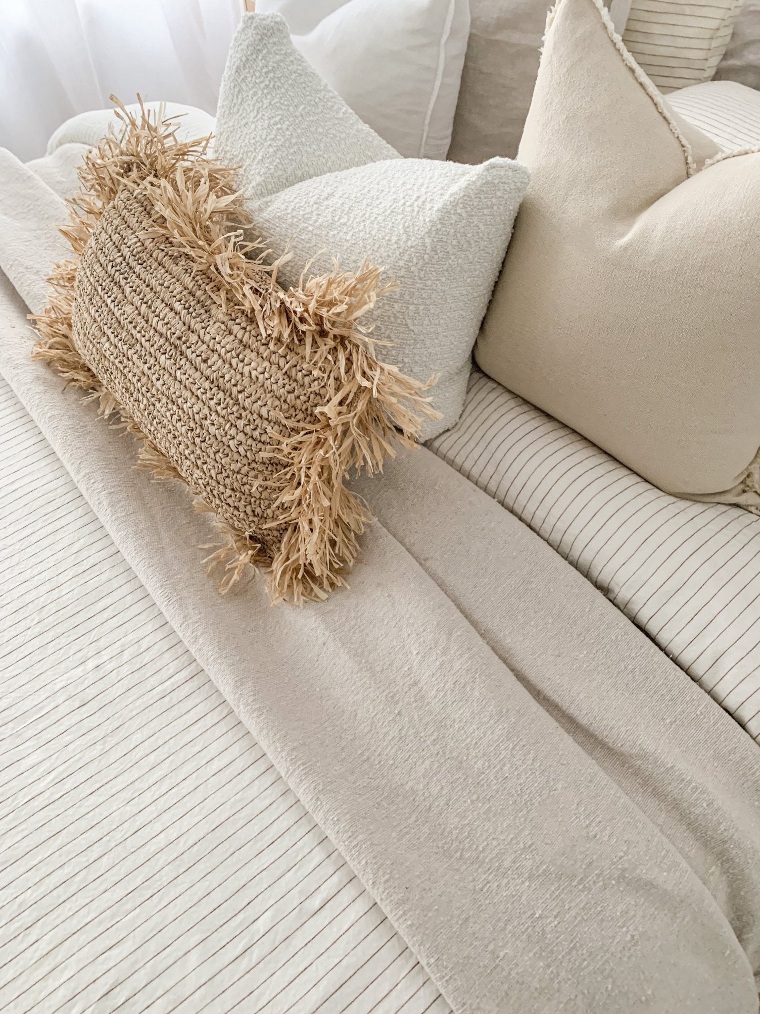 Dakhla Moroccan Pom Pom Throw - Wander & Wild Home