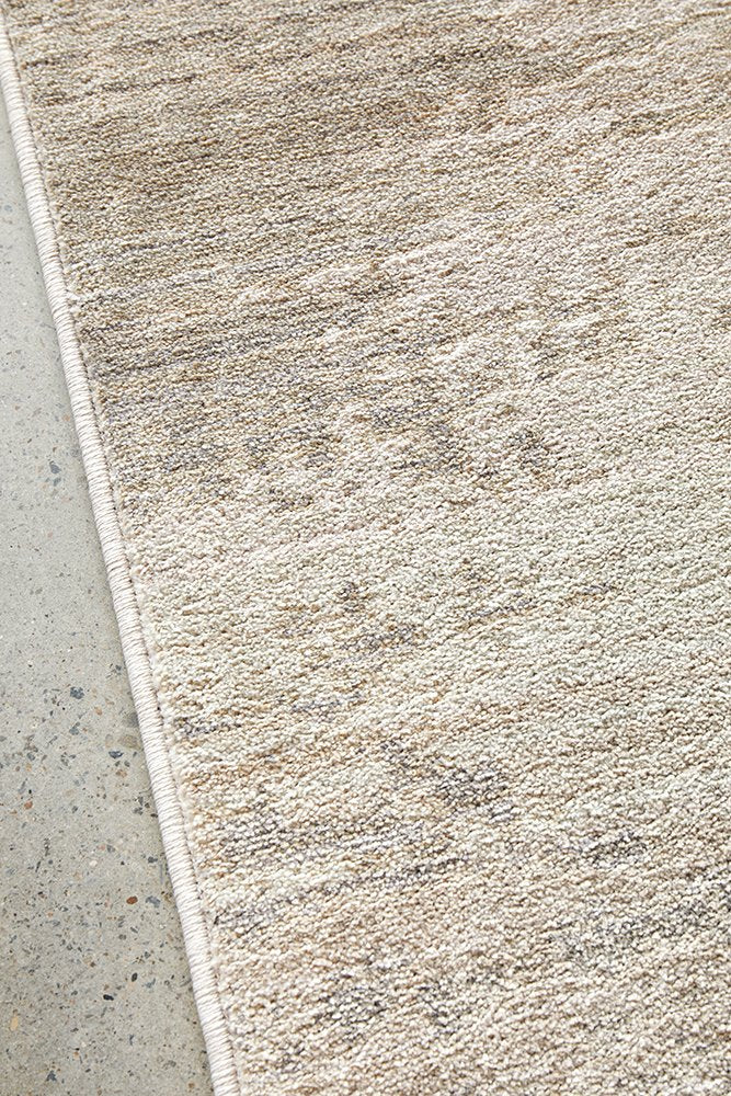 Morgana Stone runner rug styled in a hallway