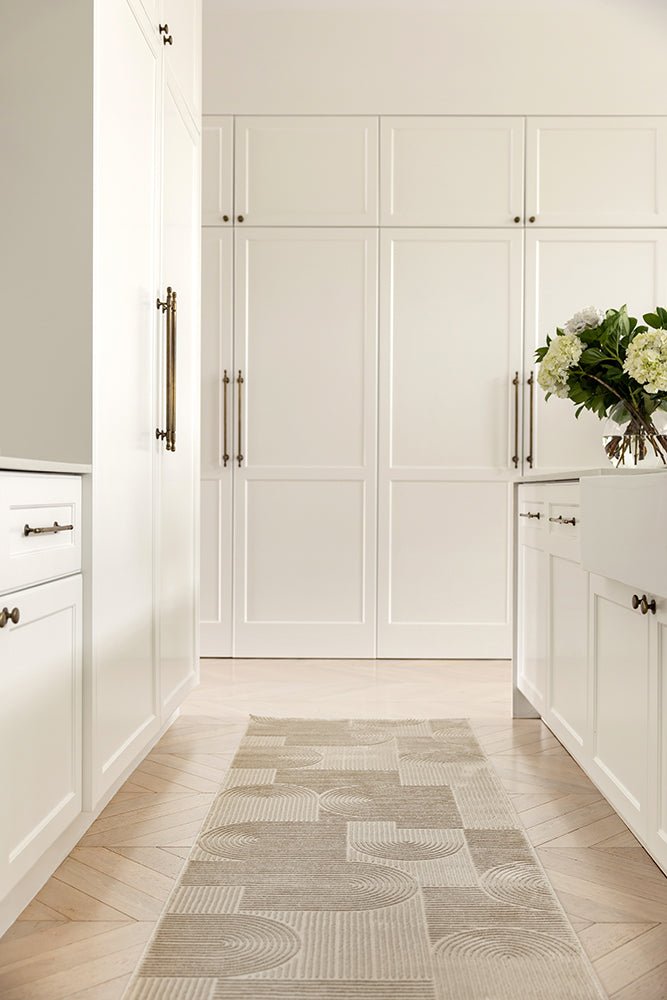 Darren Palmer Raking Rug | Linen - Wander & Wild Home