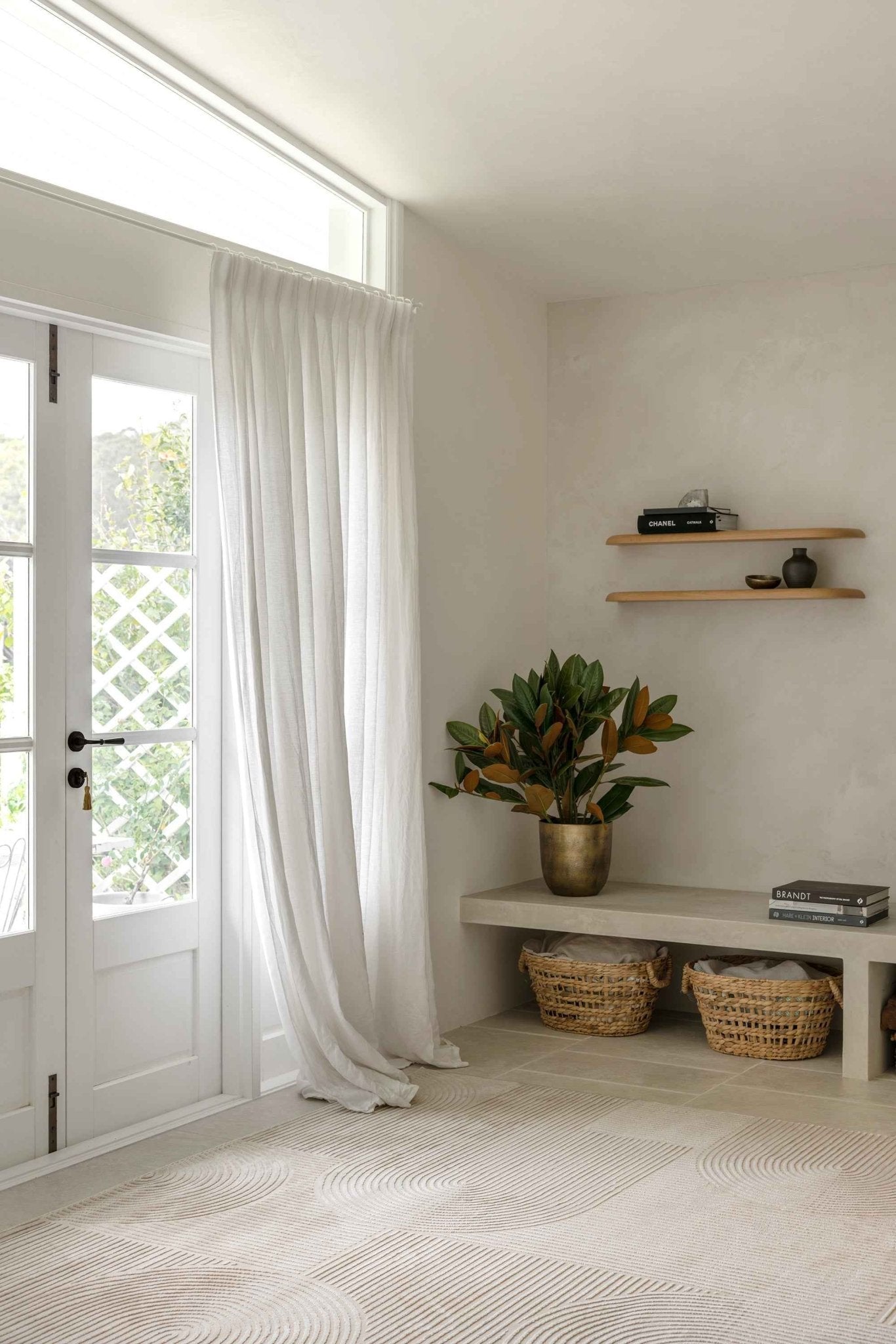 Darren Palmer Raking Rug | Linen - Wander & Wild Home