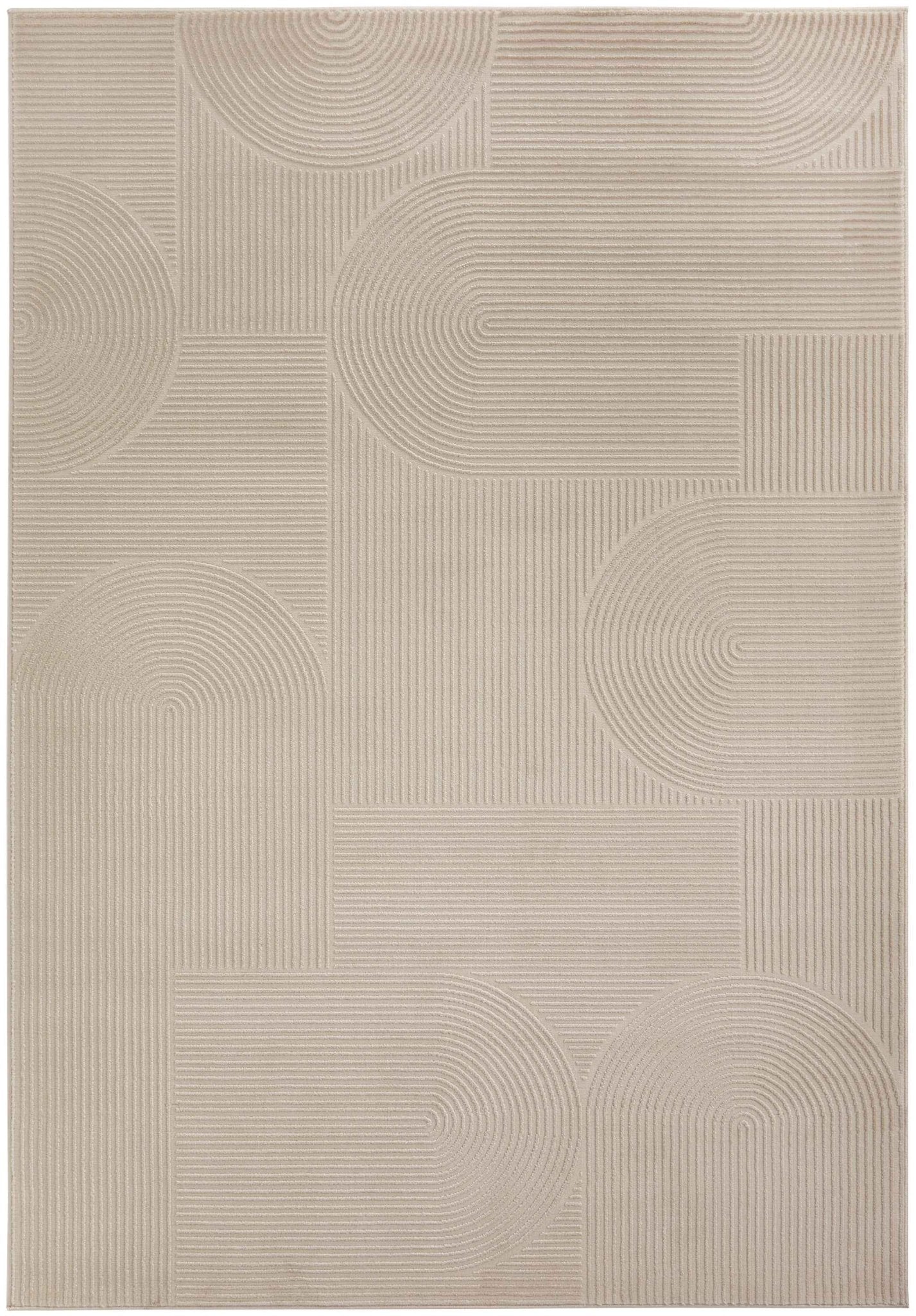 Darren Palmer Raking Rug | Linen - Wander & Wild Home