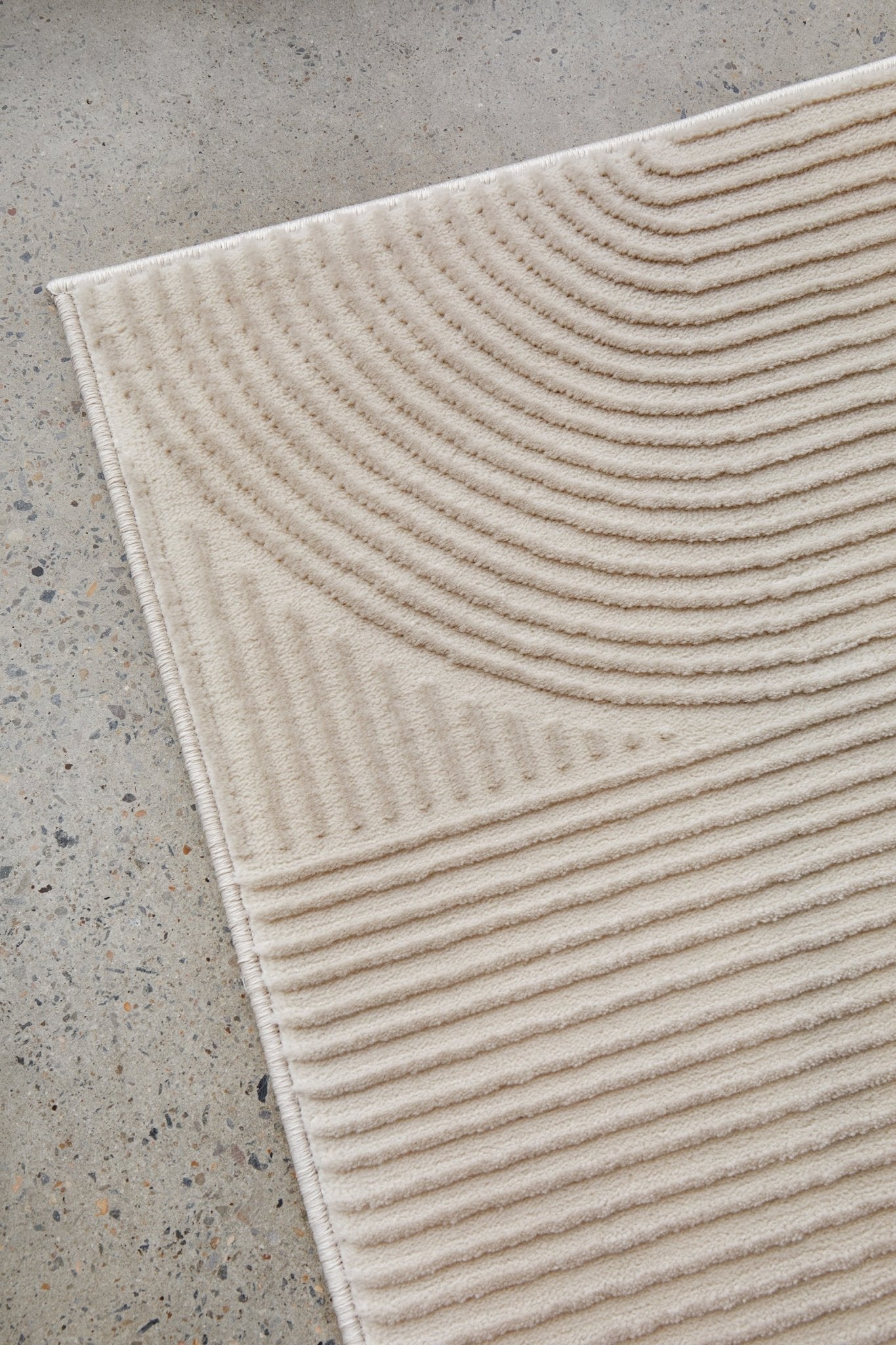 Darren Palmer Raking Rug | Linen - Wander & Wild Home