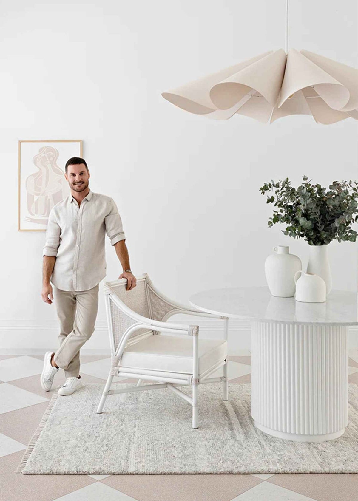 Darren Palmer Travertine Rug | Silver - Wander & Wild Home