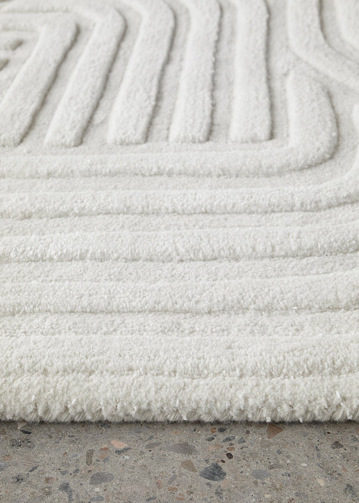 Darren Palmer Zen Rug | White - Wander & Wild Home