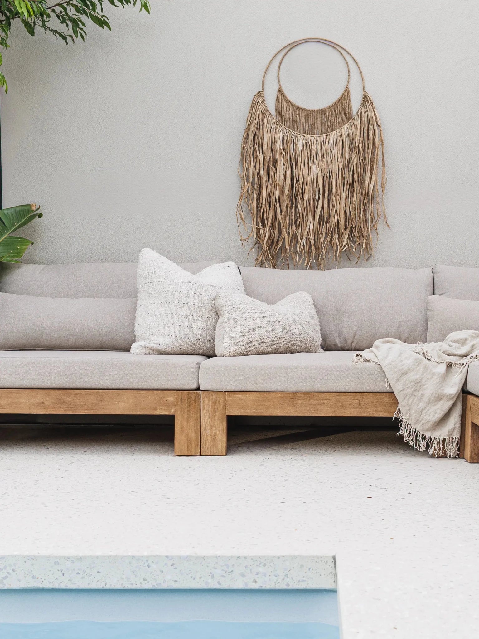 Eden | Raffia & Jute Hoop Wall Hanging - Wander & Wild Home