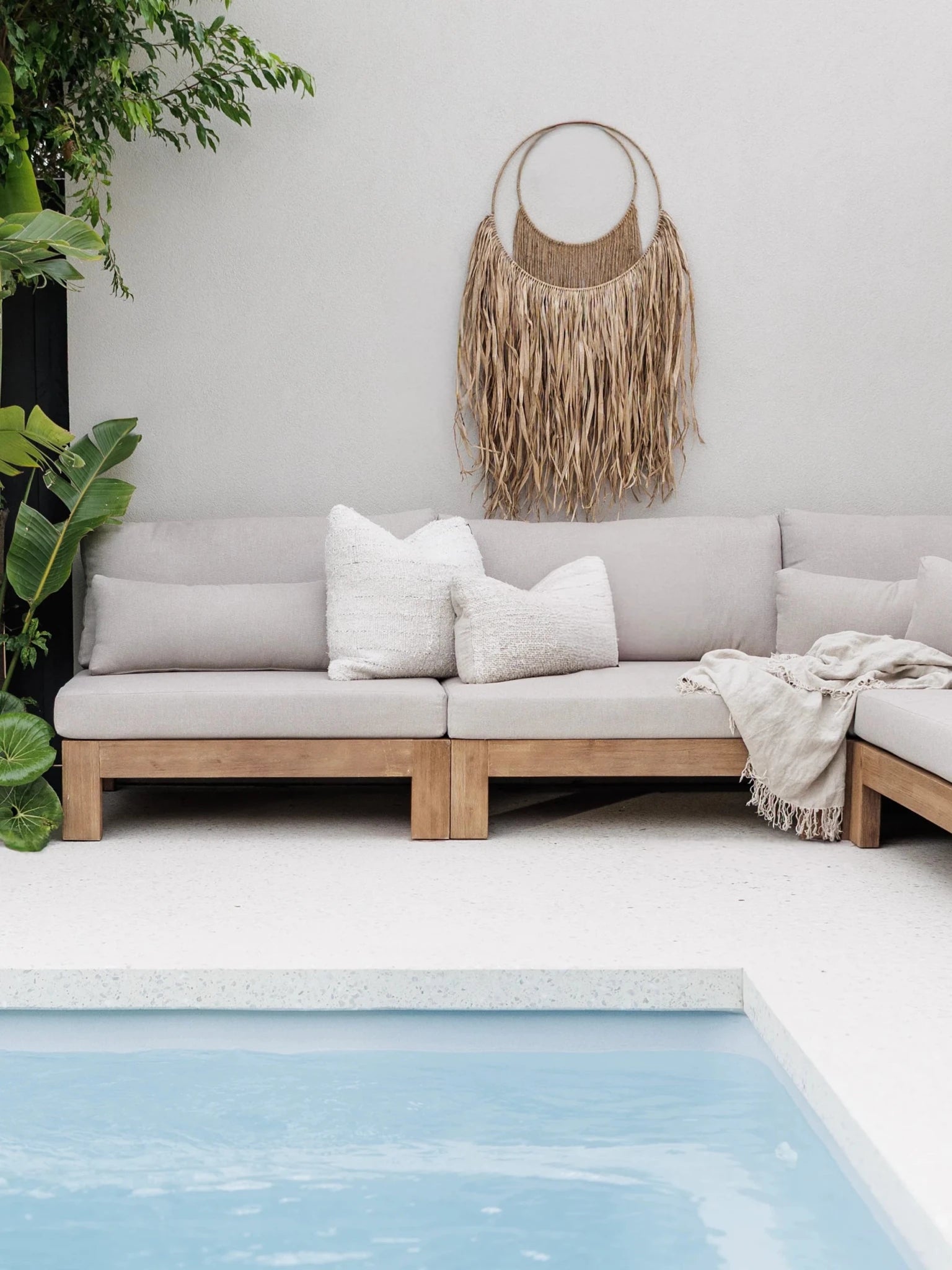 Eden | Raffia & Jute Hoop Wall Hanging - Wander & Wild Home