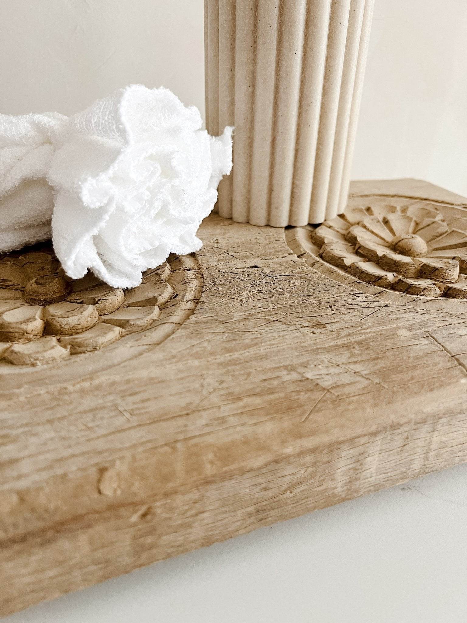 Indian Carved Bajot Board - Wander & Wild Home