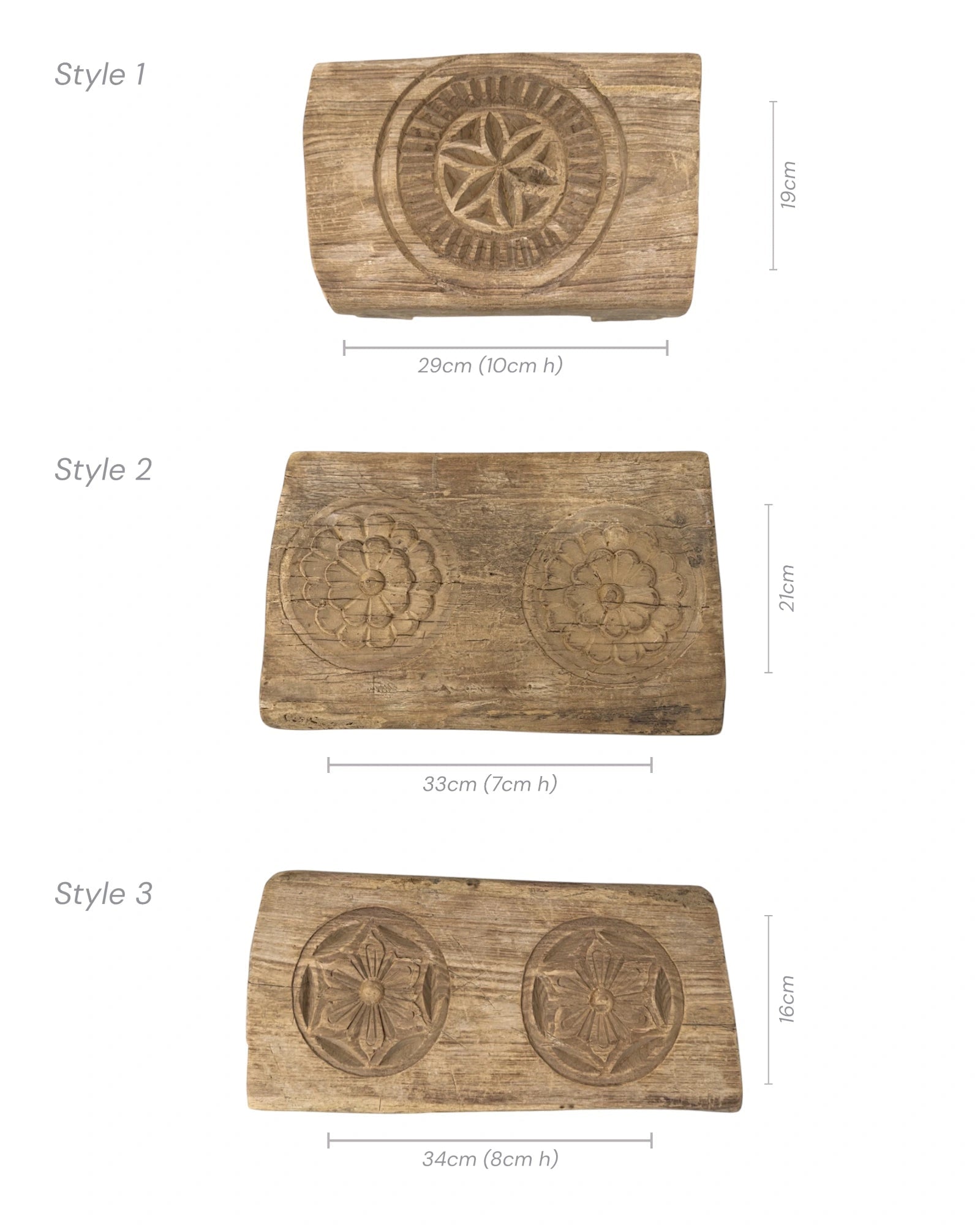Indian Carved Chapati Bajot Board - Wander & Wild Home