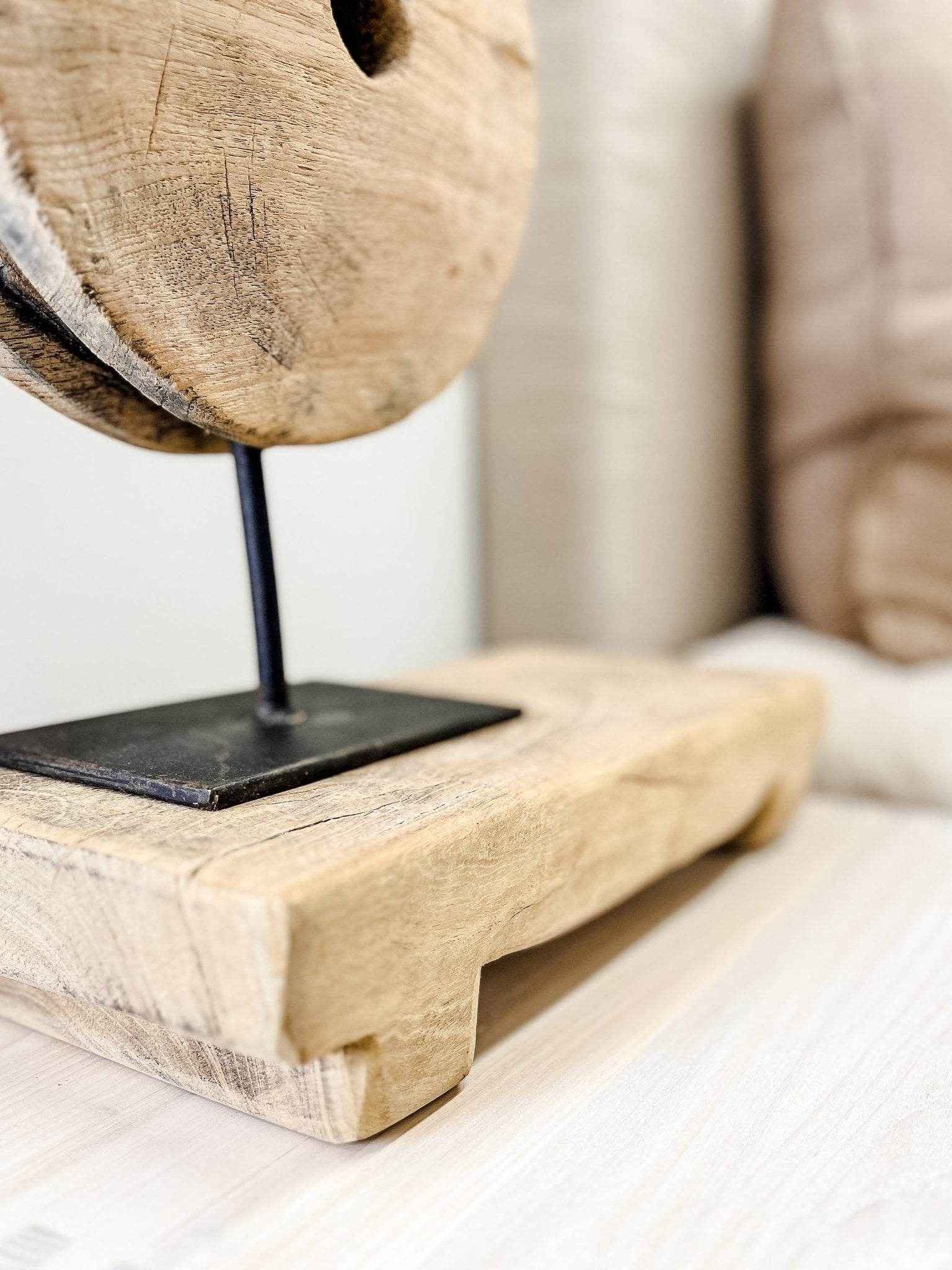 Indian Chapati Board -Aged Rustic