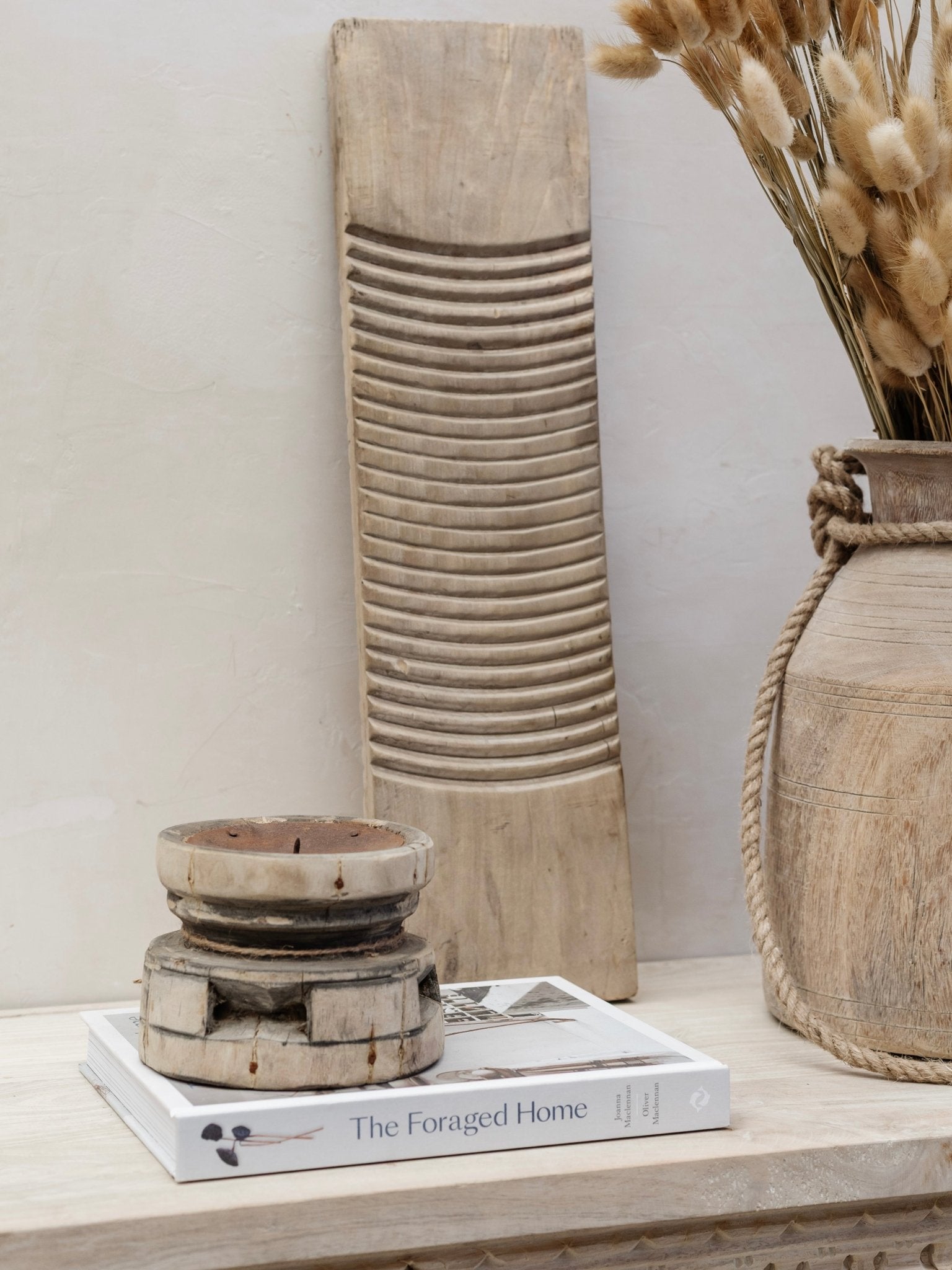 Indian Seeder Candle Stand - Round base - Wander & Wild Home