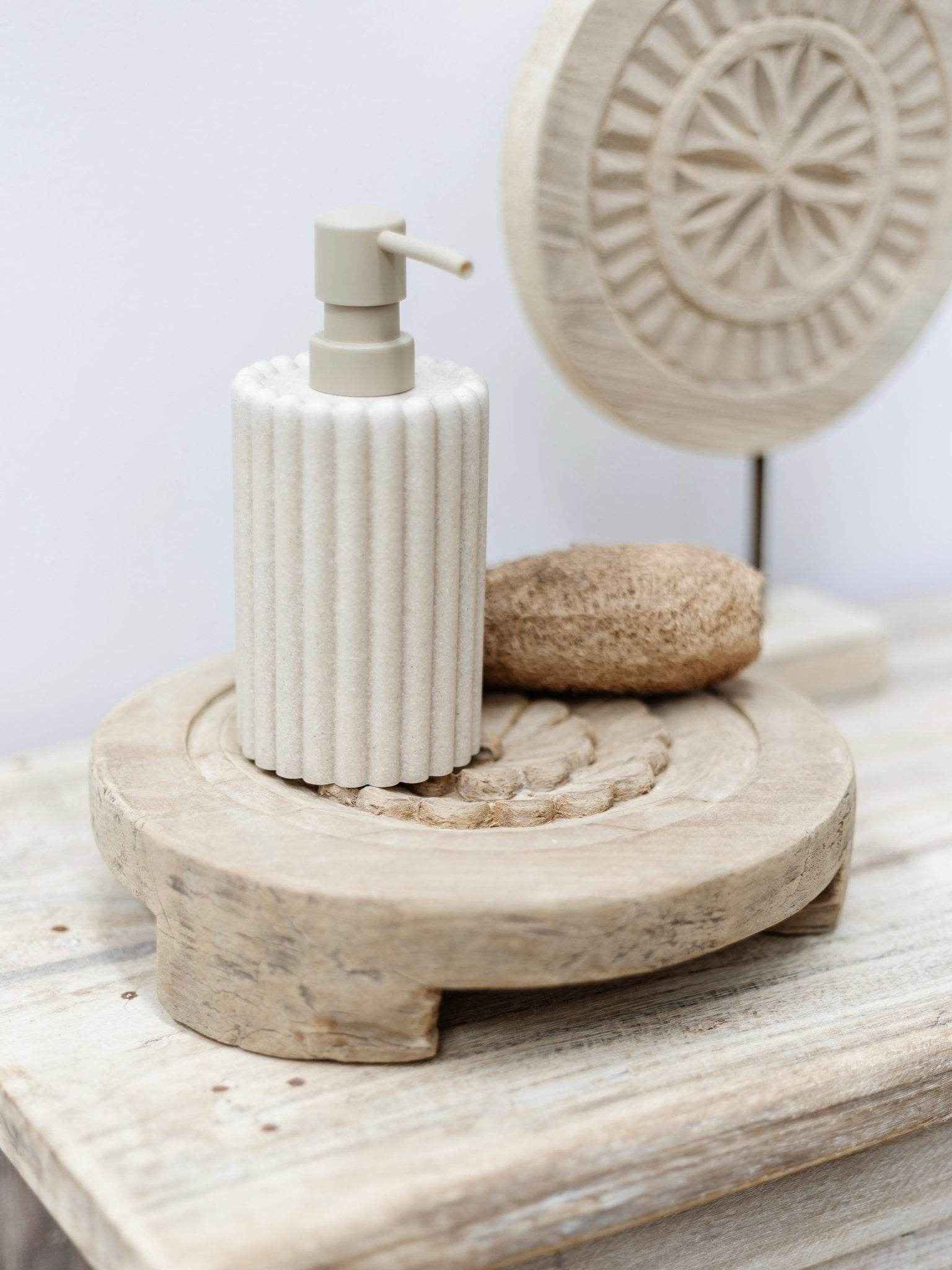 Indian Vintage Chapati Plate -Carved