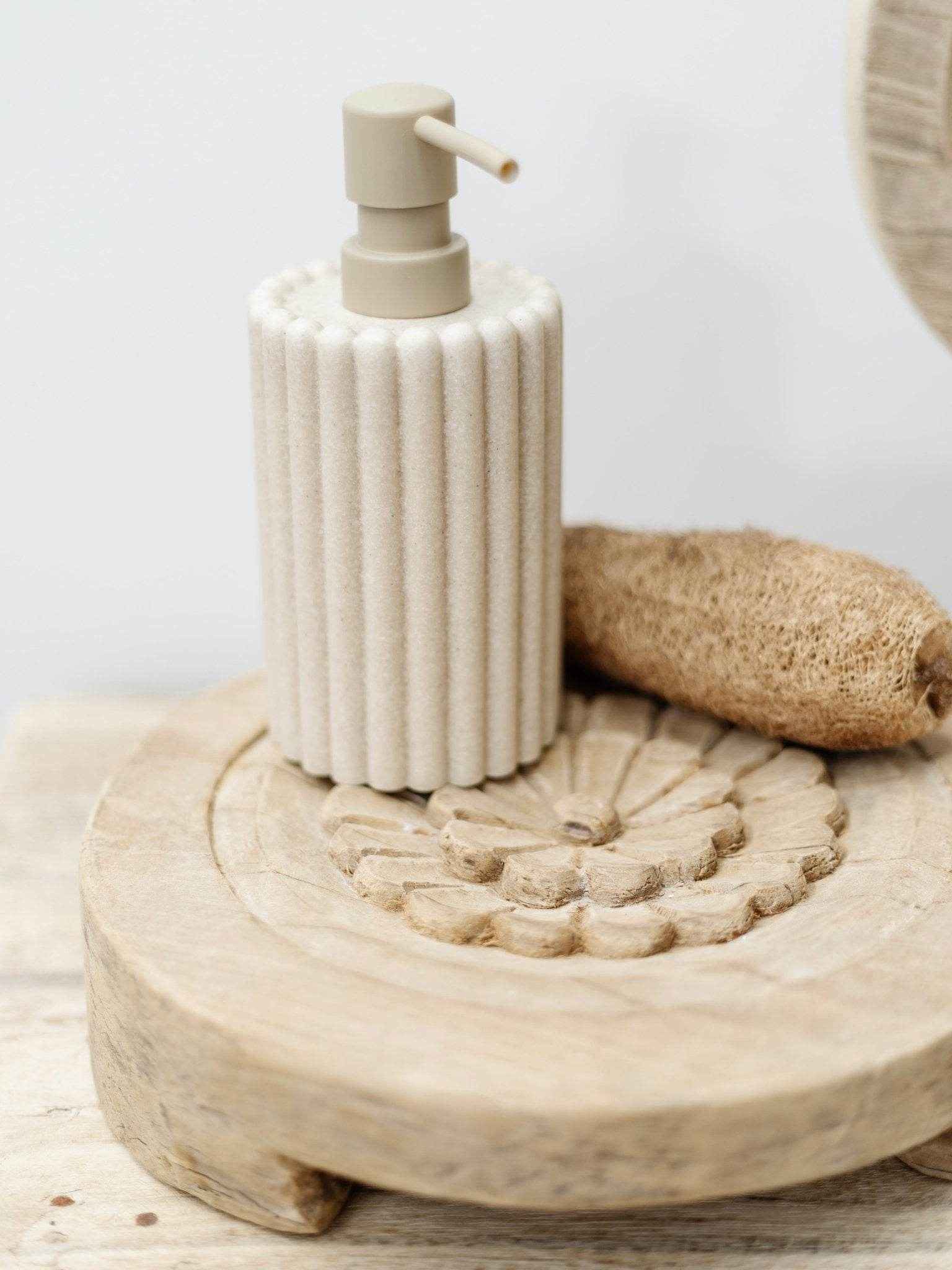 Indian Vintage Chapati Plate -Carved