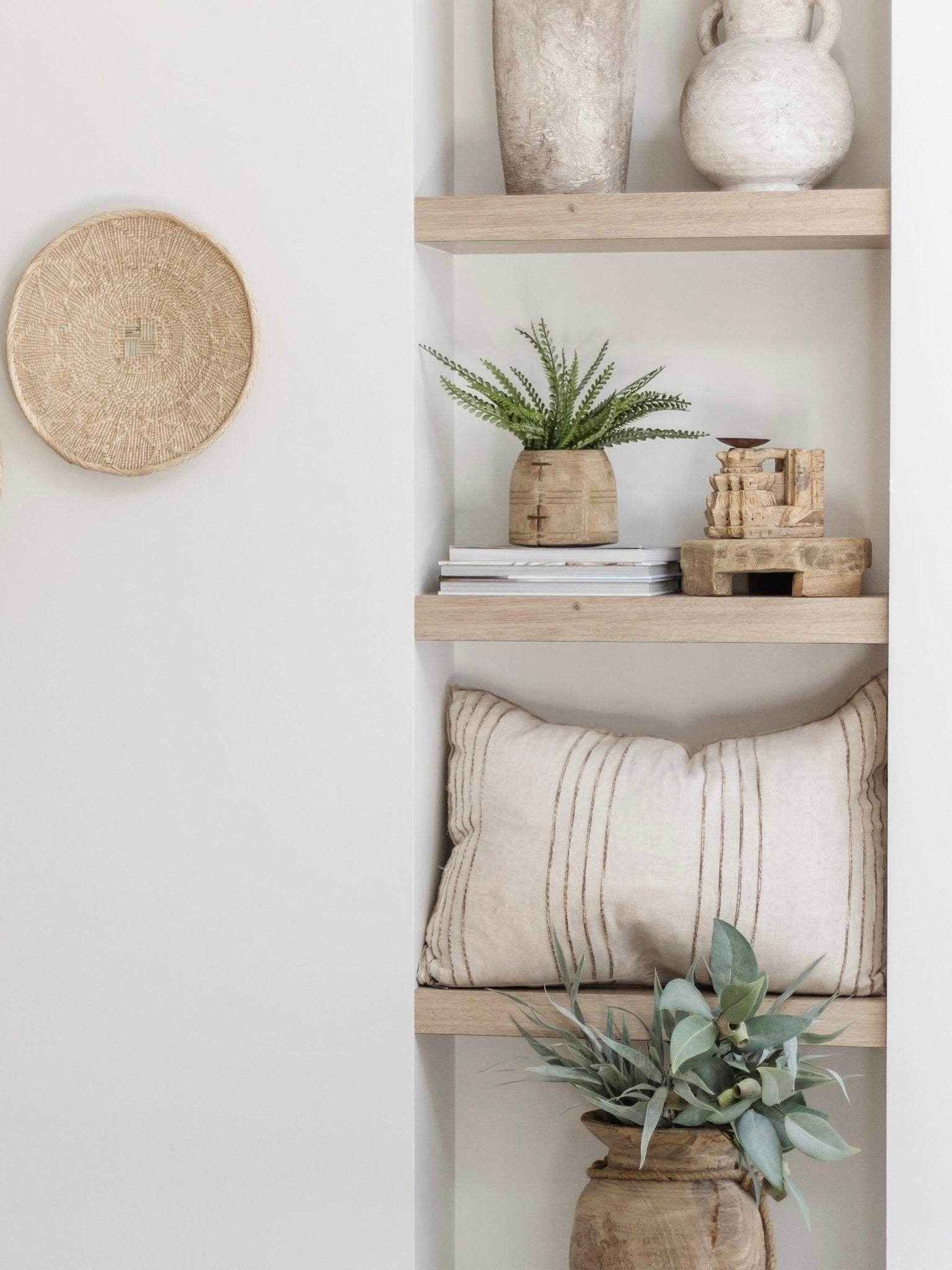 Indian Vintage Chapati Plate -Carved