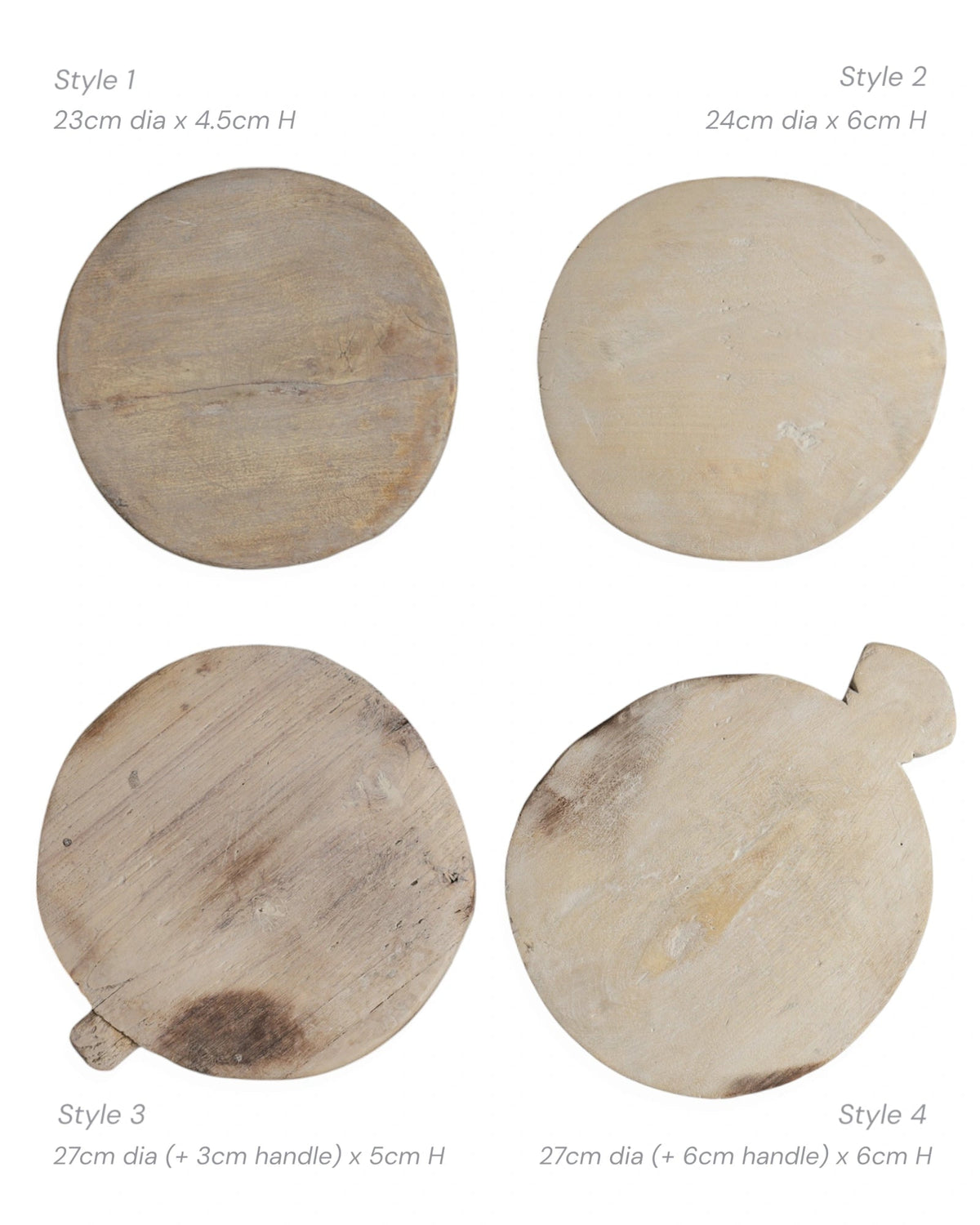 Indian Vintage Chapati Plates -Various - Wander & Wild Home