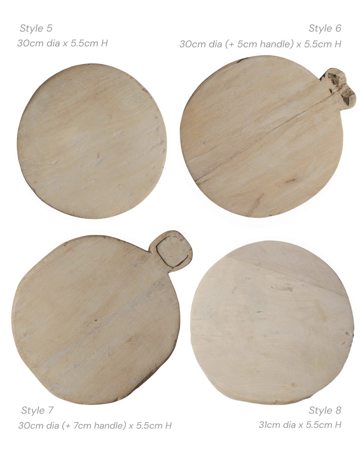 Indian Vintage Chapati Plates -Various - Wander & Wild Home