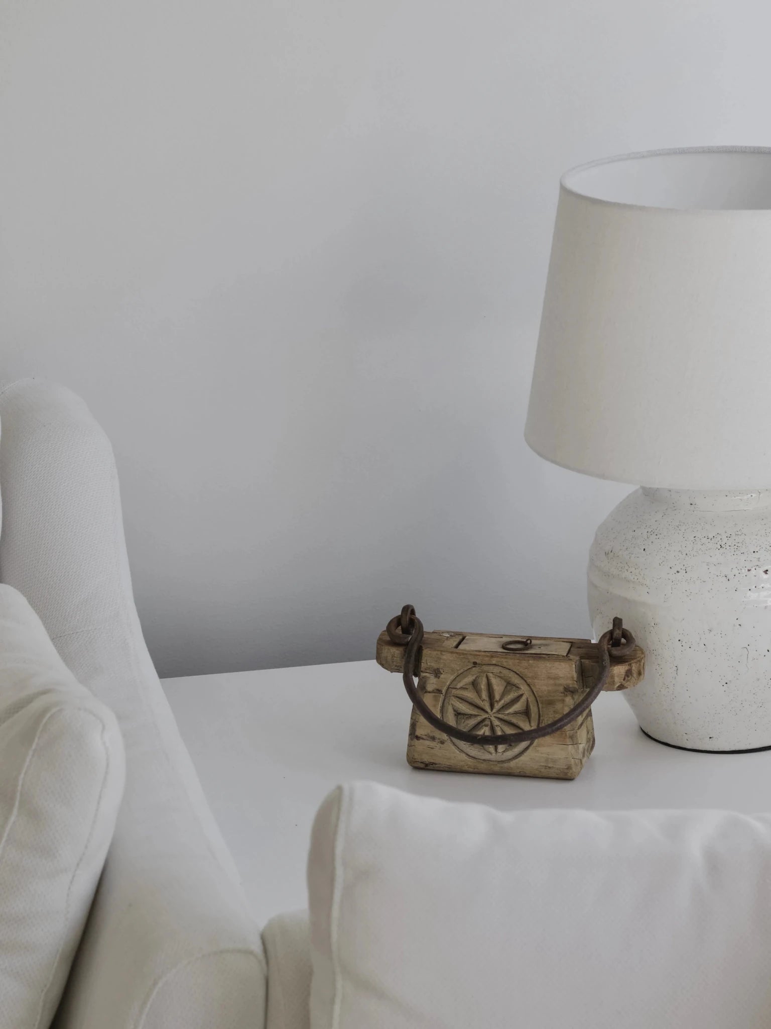Indian Vintage Oil Pot - Natural - Wander & Wild Home