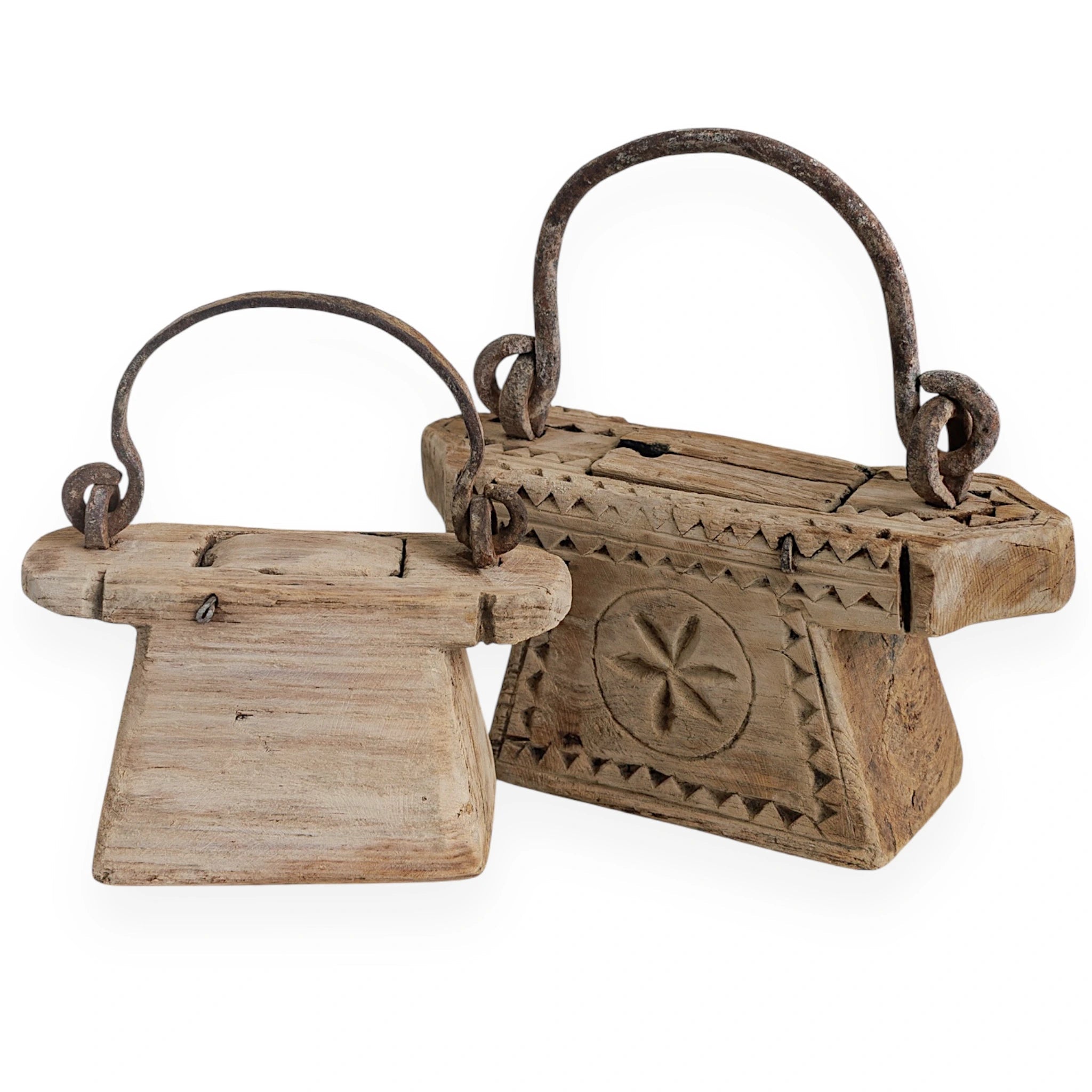 Indian Vintage Oil Pot - Natural - Wander & Wild Home